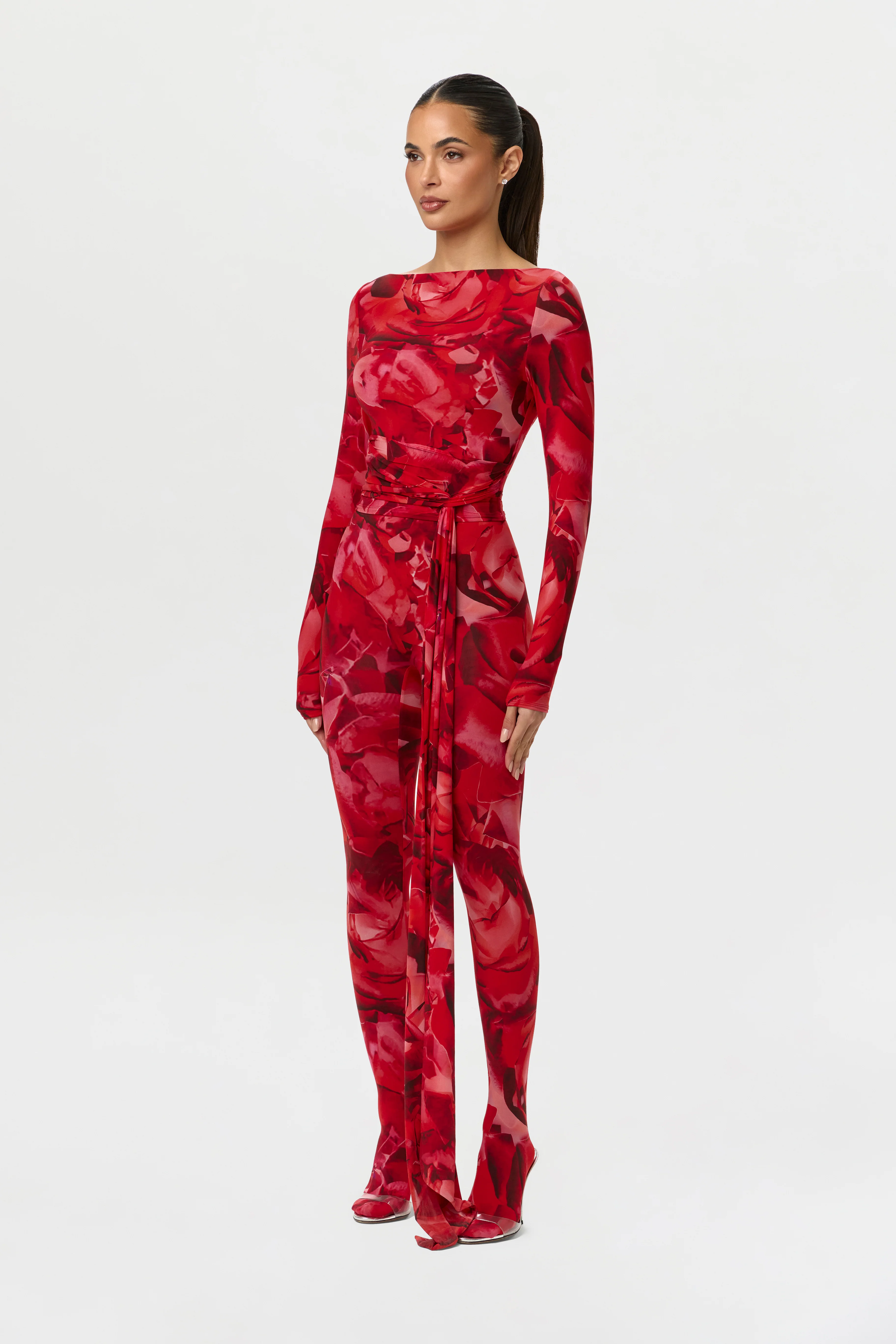 Bare Body Print Closed Toe Leggings Petite - Image 3