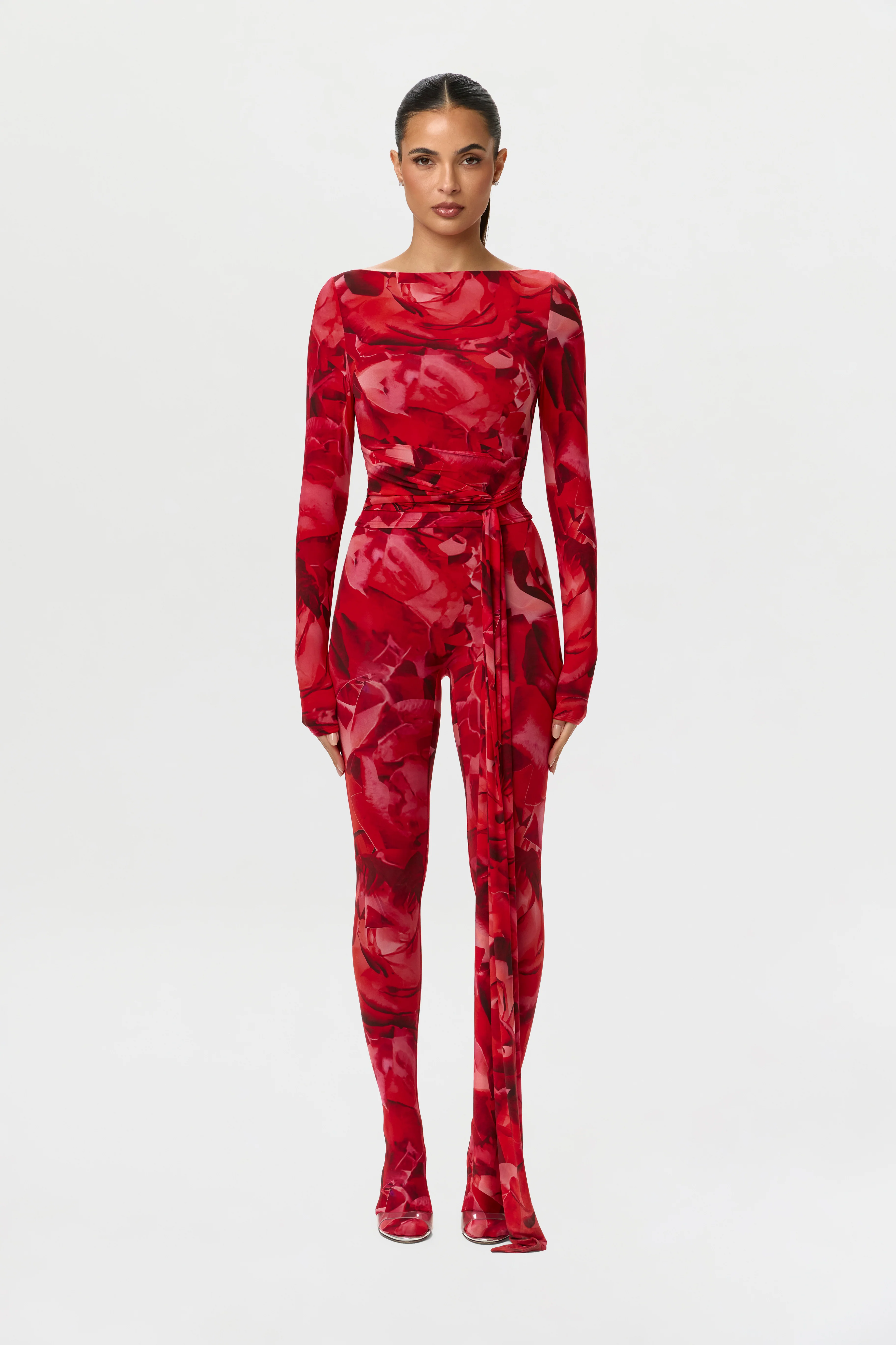 Bare Body Boatneck Draped Top - Image 2