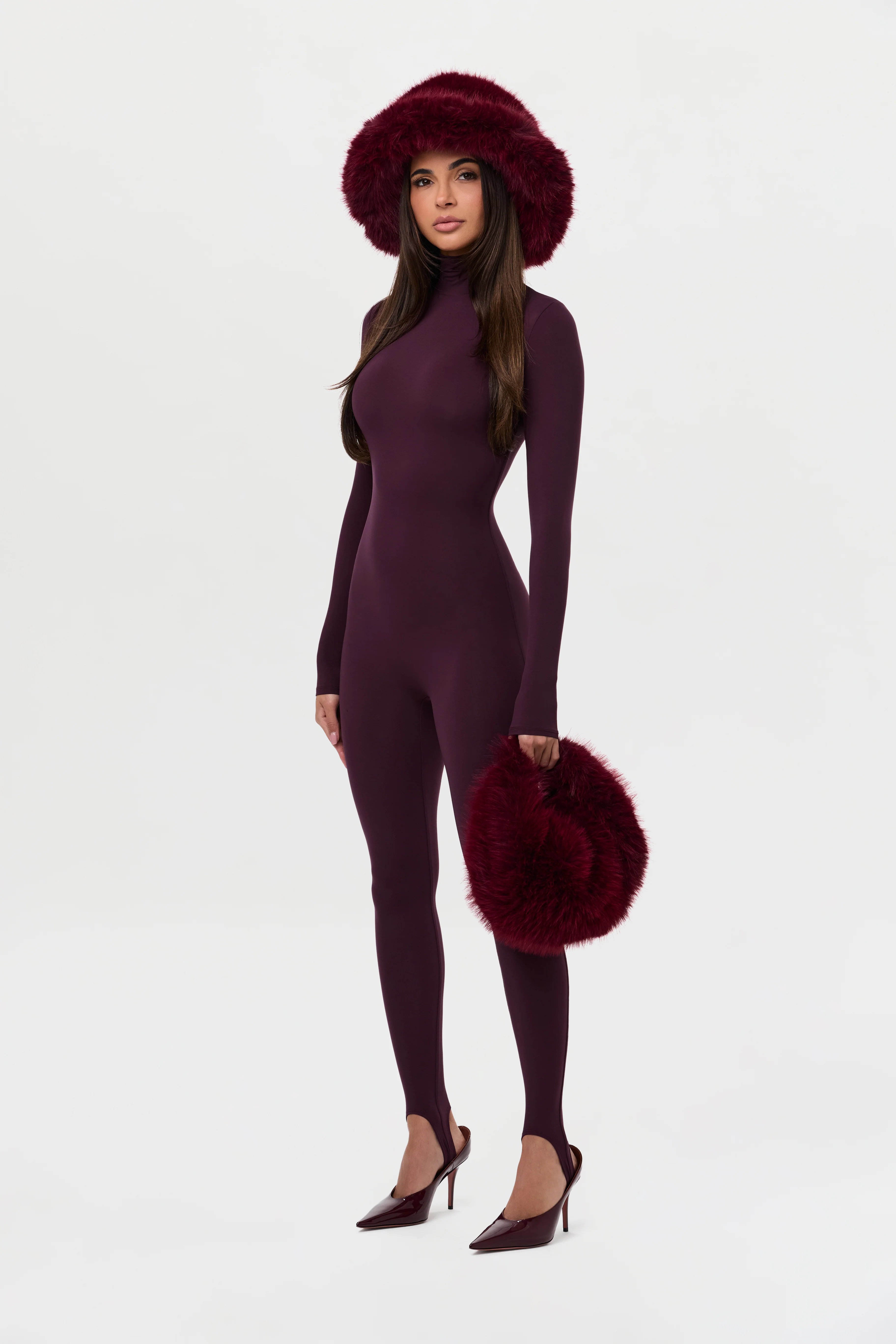 Faux Fur Oversized Bucket Hat - Image 52