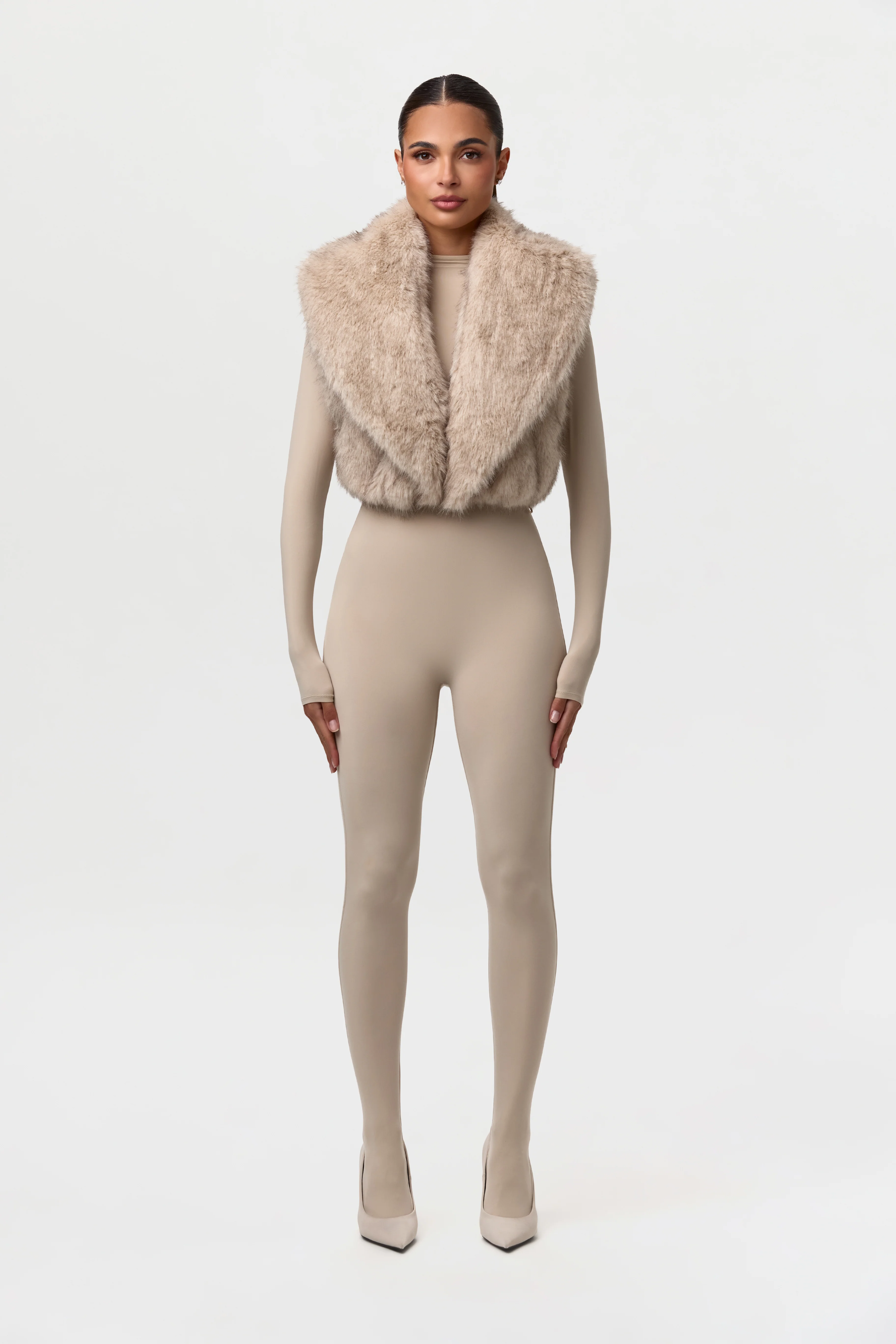 Faux Fur Plush Vest