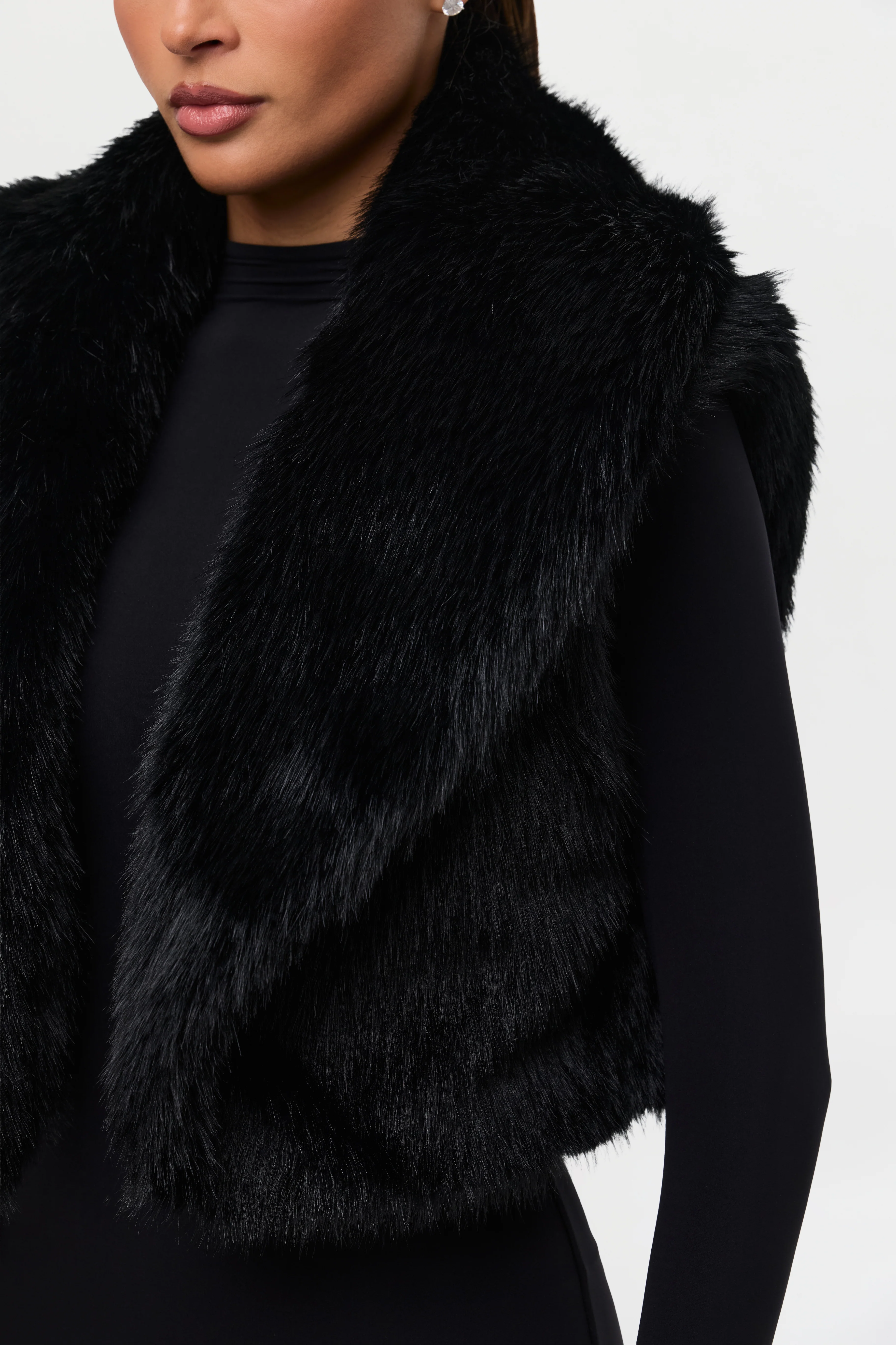 Faux Fur Plush Vest - Image 11