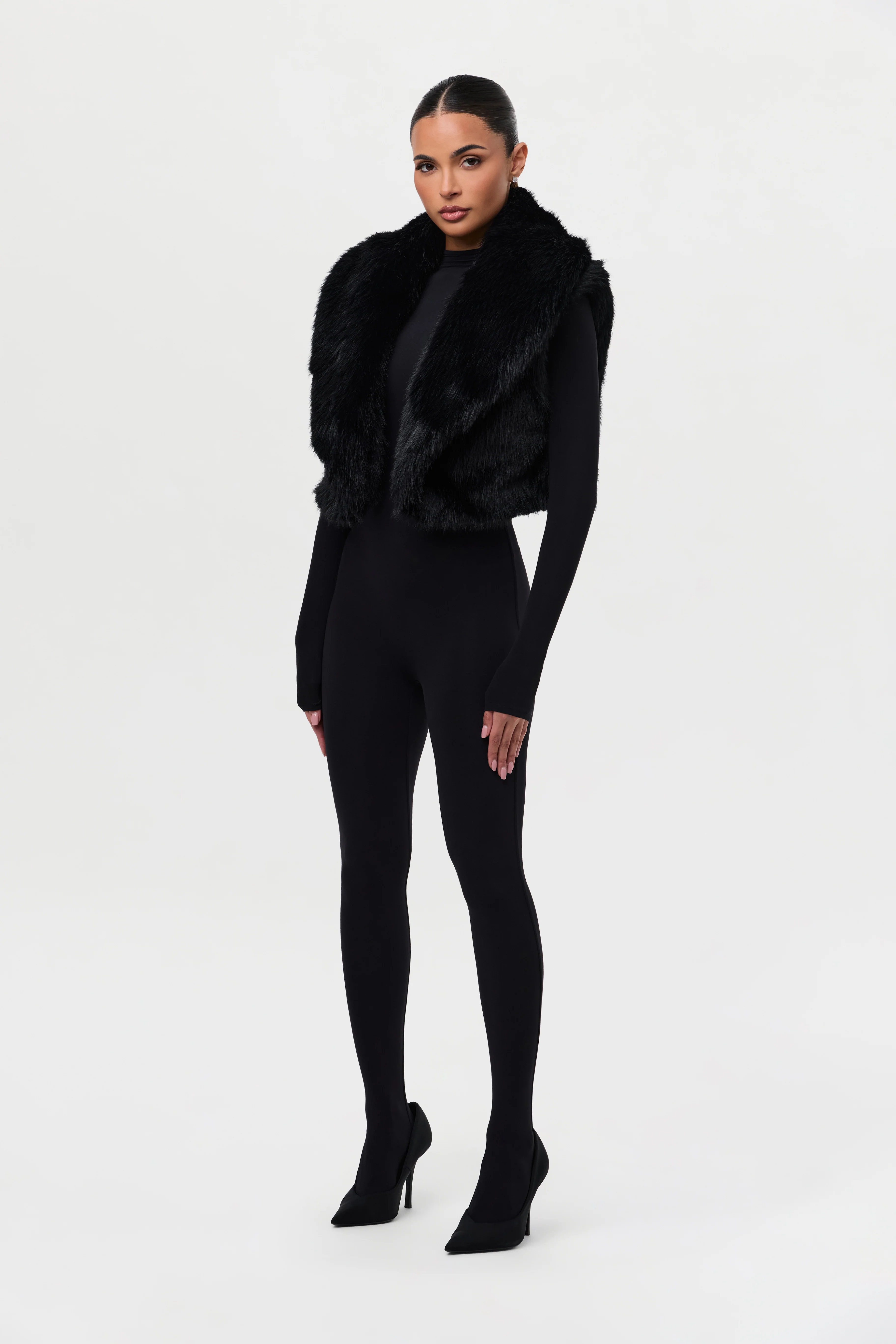 Faux Fur Plush Vest - Image 13