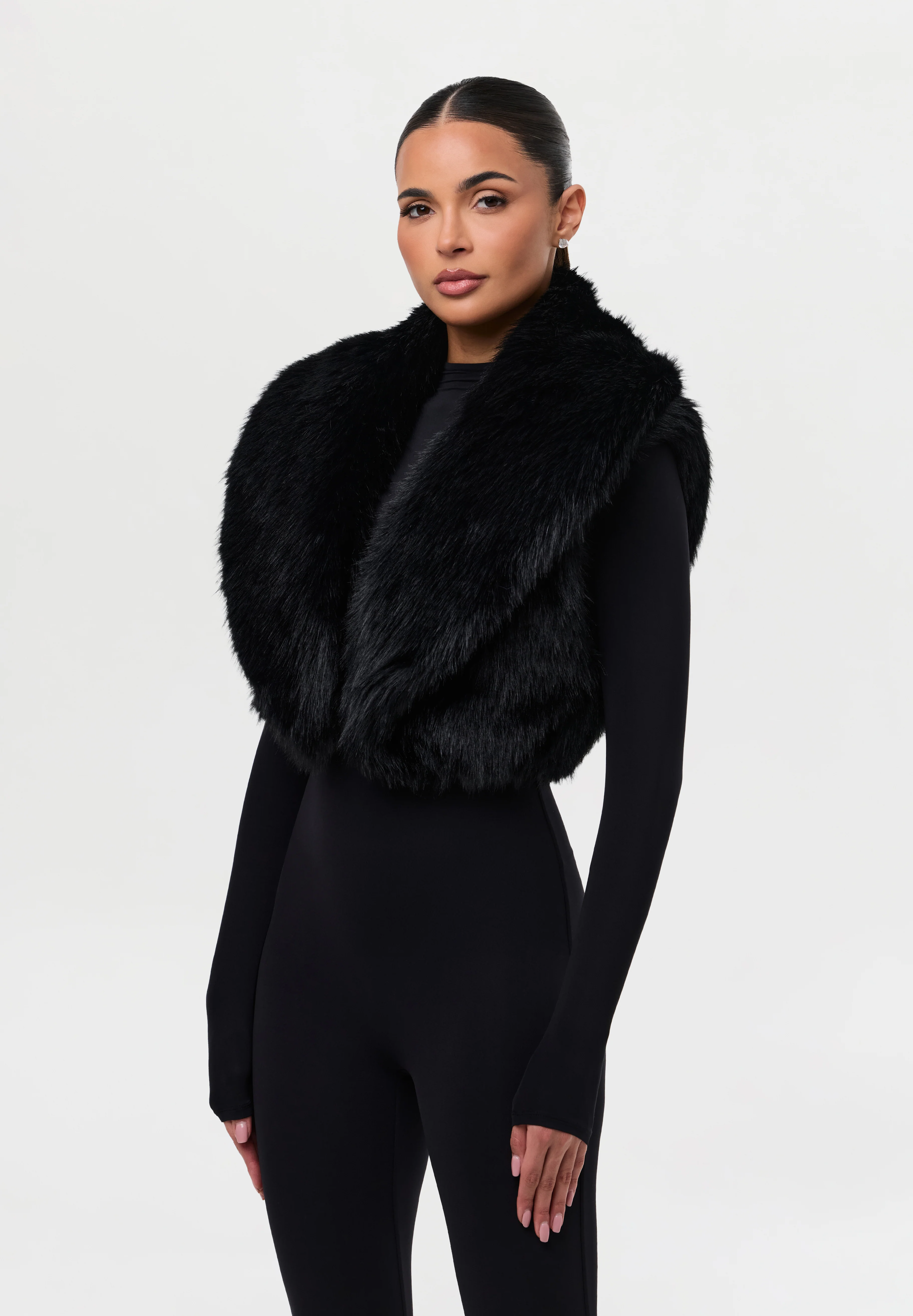 Faux Fur Plush Vest - Image 15