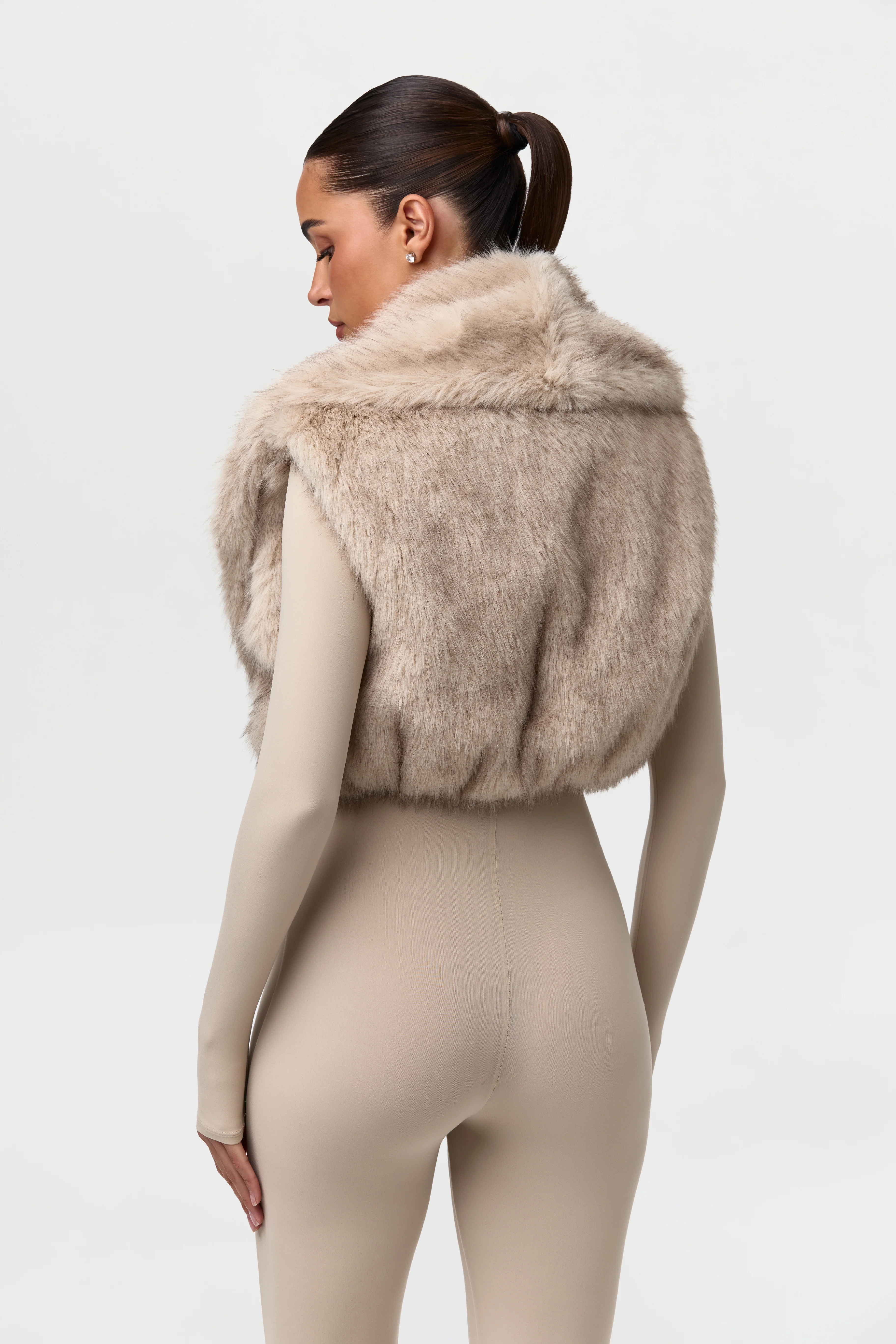 Faux Fur Plush Vest - Image 6