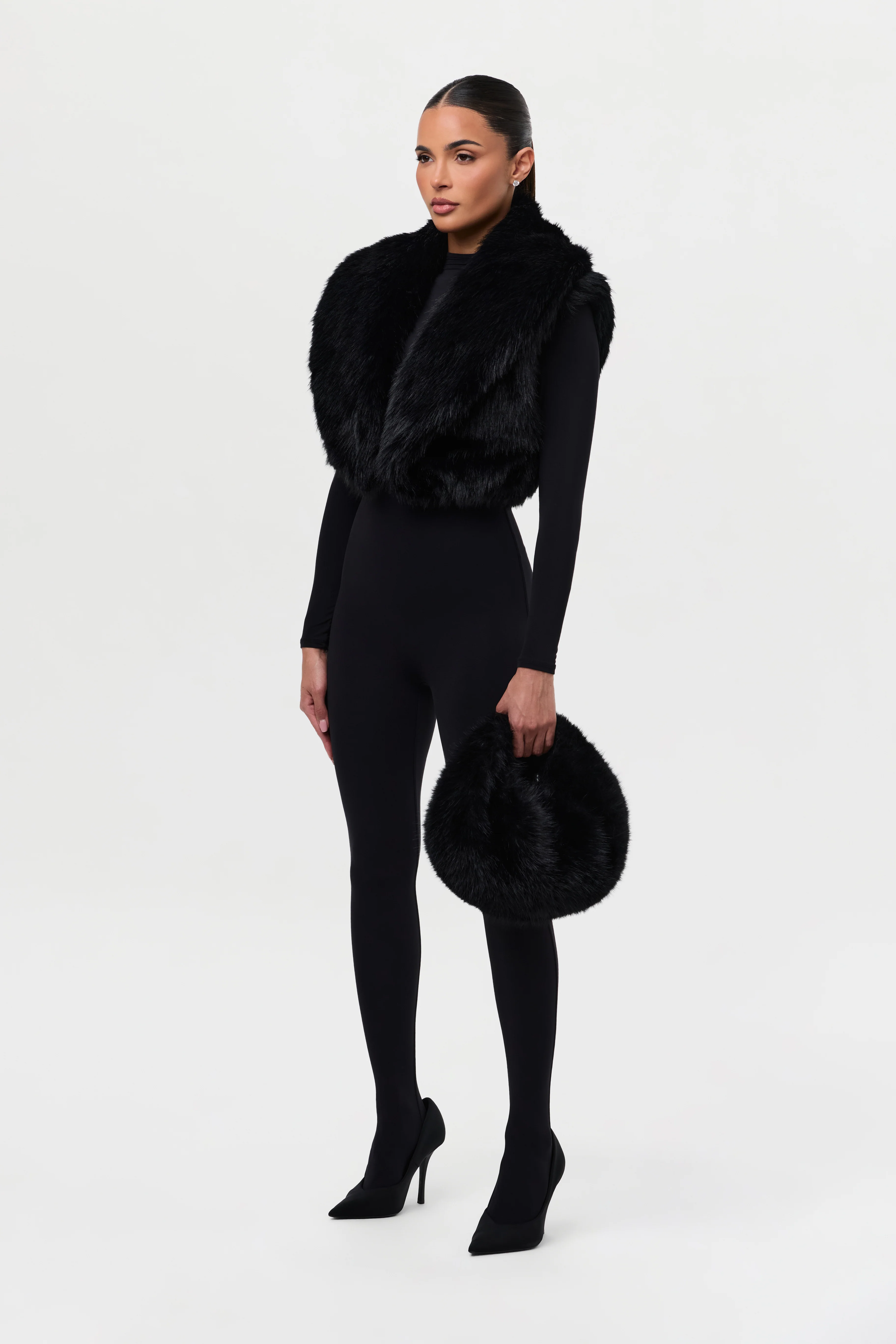 Faux Fur Plush Vest - Image 8