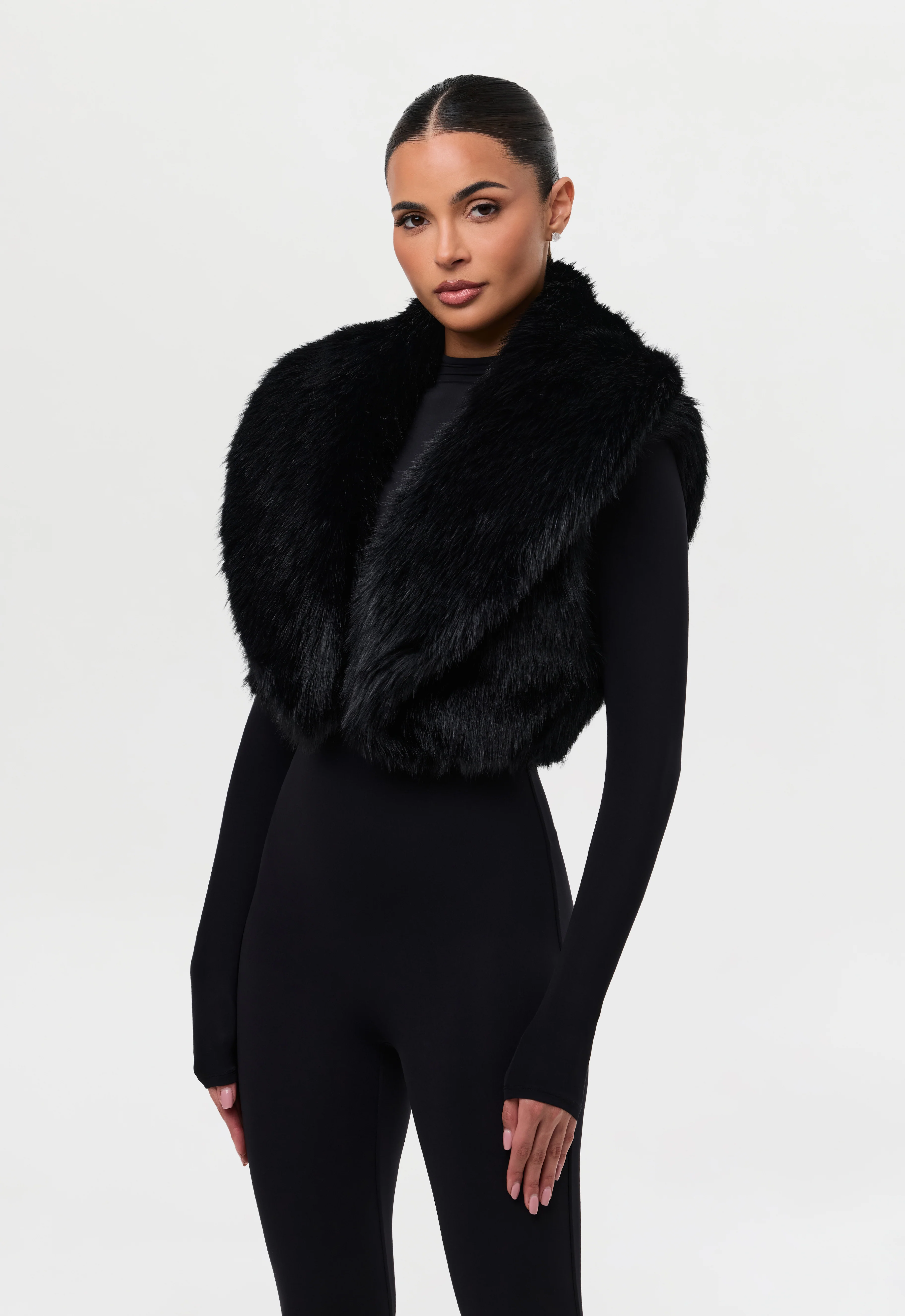 Faux Fur Plush Vest - Image 9
