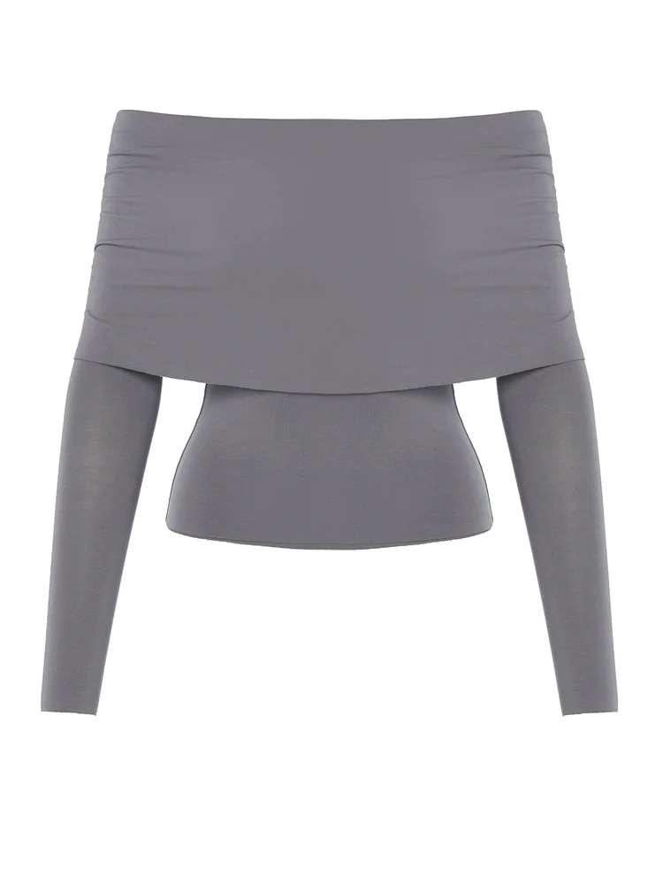 Smooth Off-The-Shoulder Top - Image 13