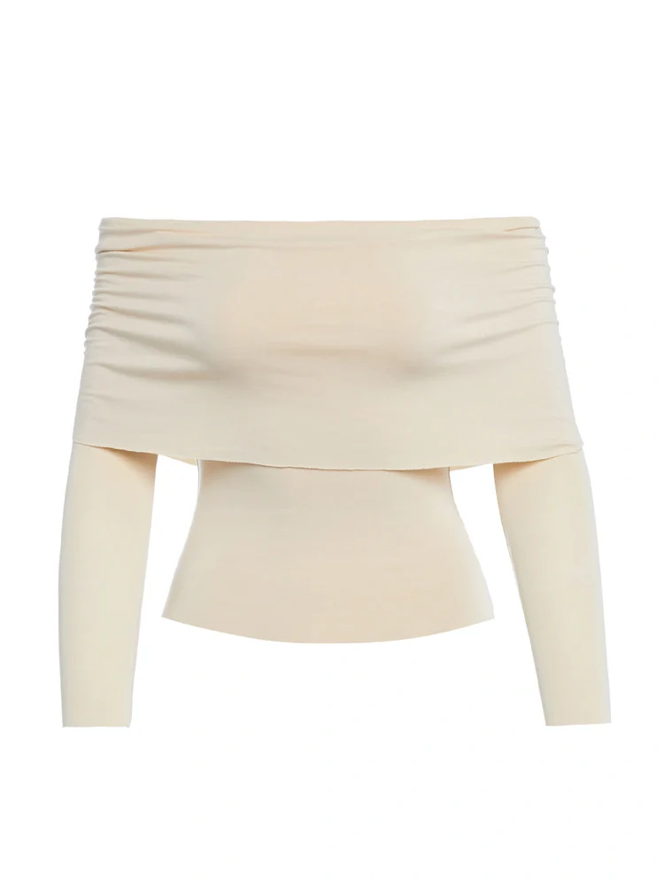 Smooth Off-The-Shoulder Top - Image 18