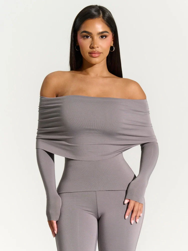 Smooth Off-The-Shoulder Top - Image 9