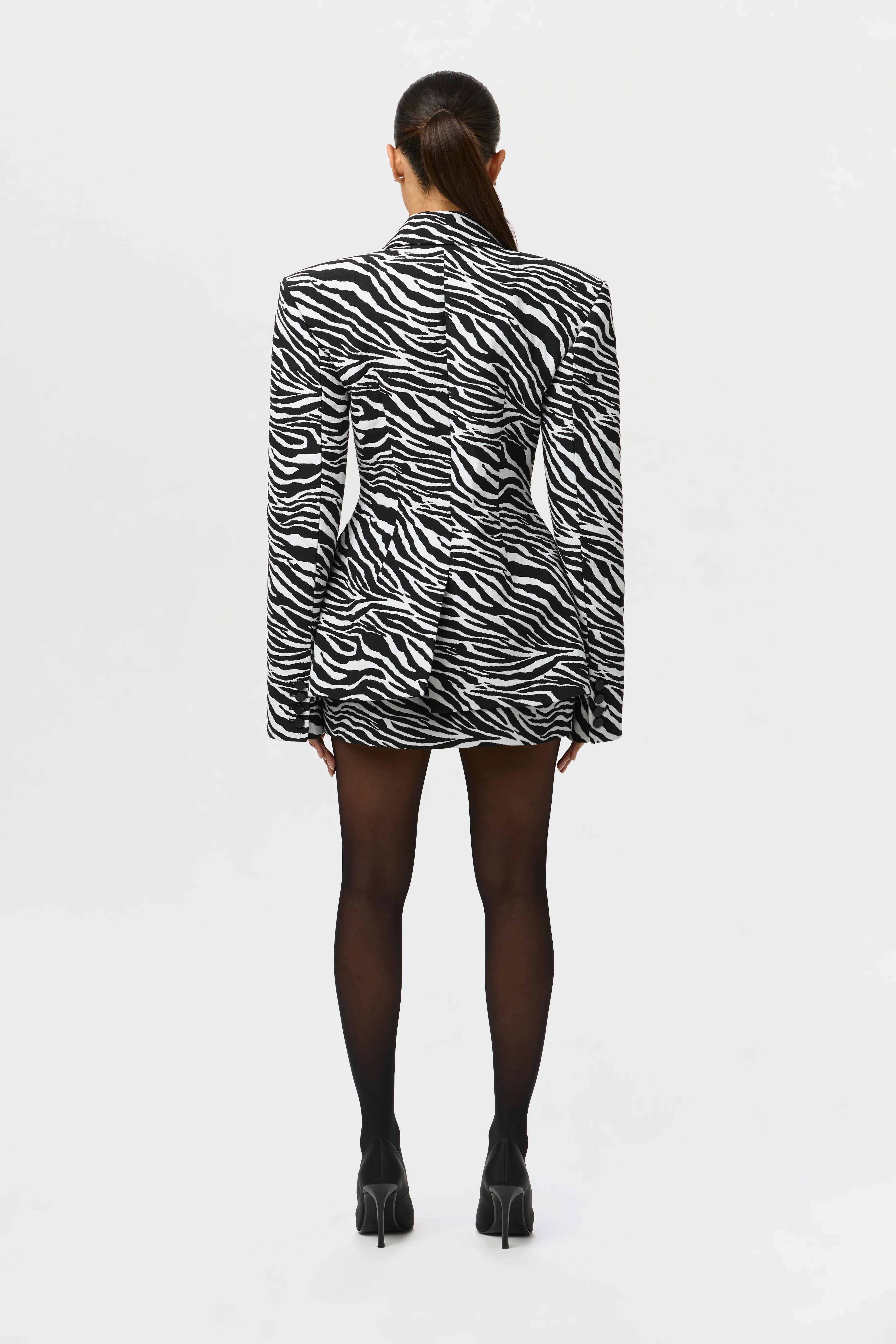 Suiting Zebra Jacquard Blazer - Image 9
