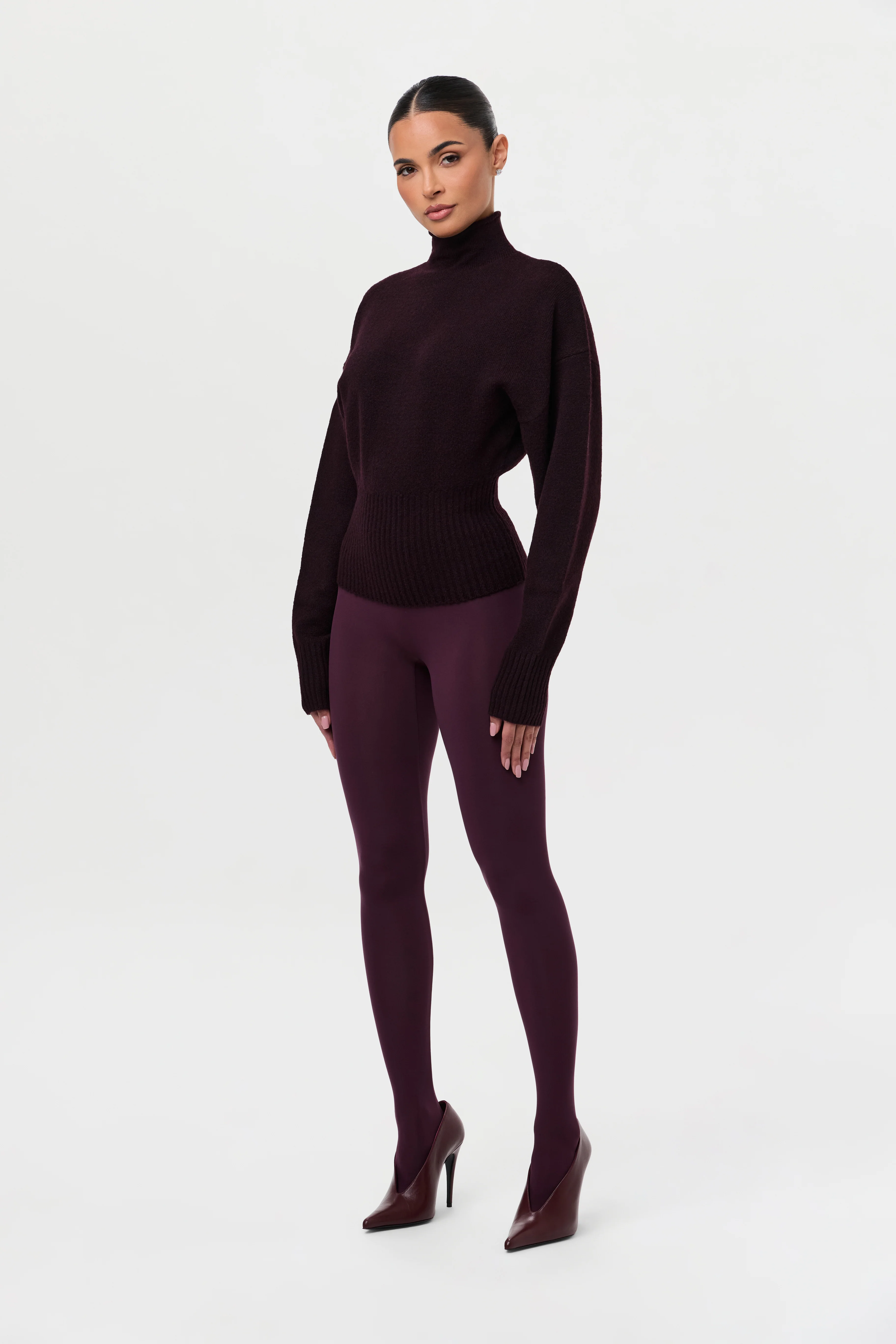 Ribbed-Knit Sculpt Sweater Top - Image 5