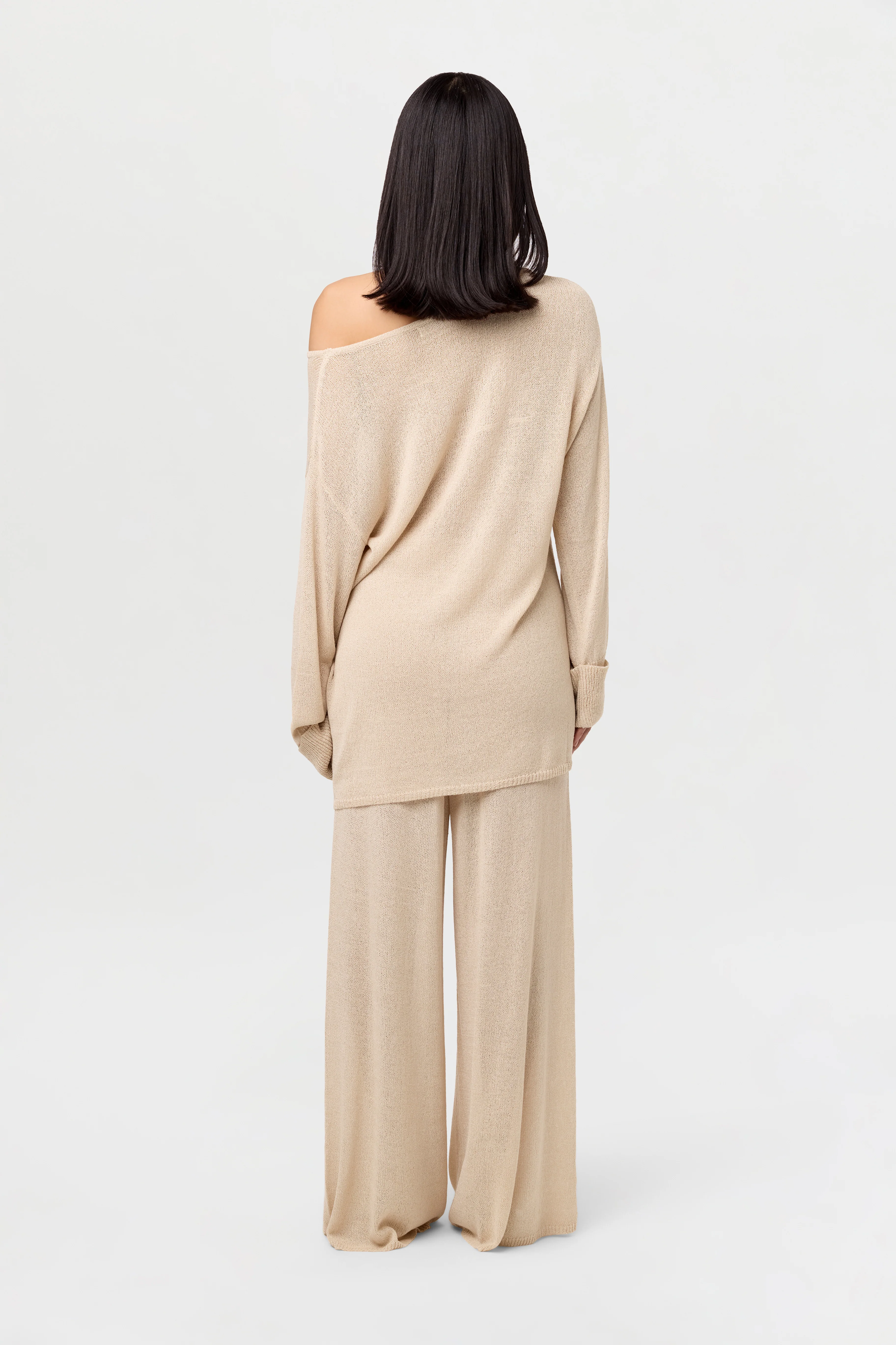 Knit Wide Leg Pants - Image 5