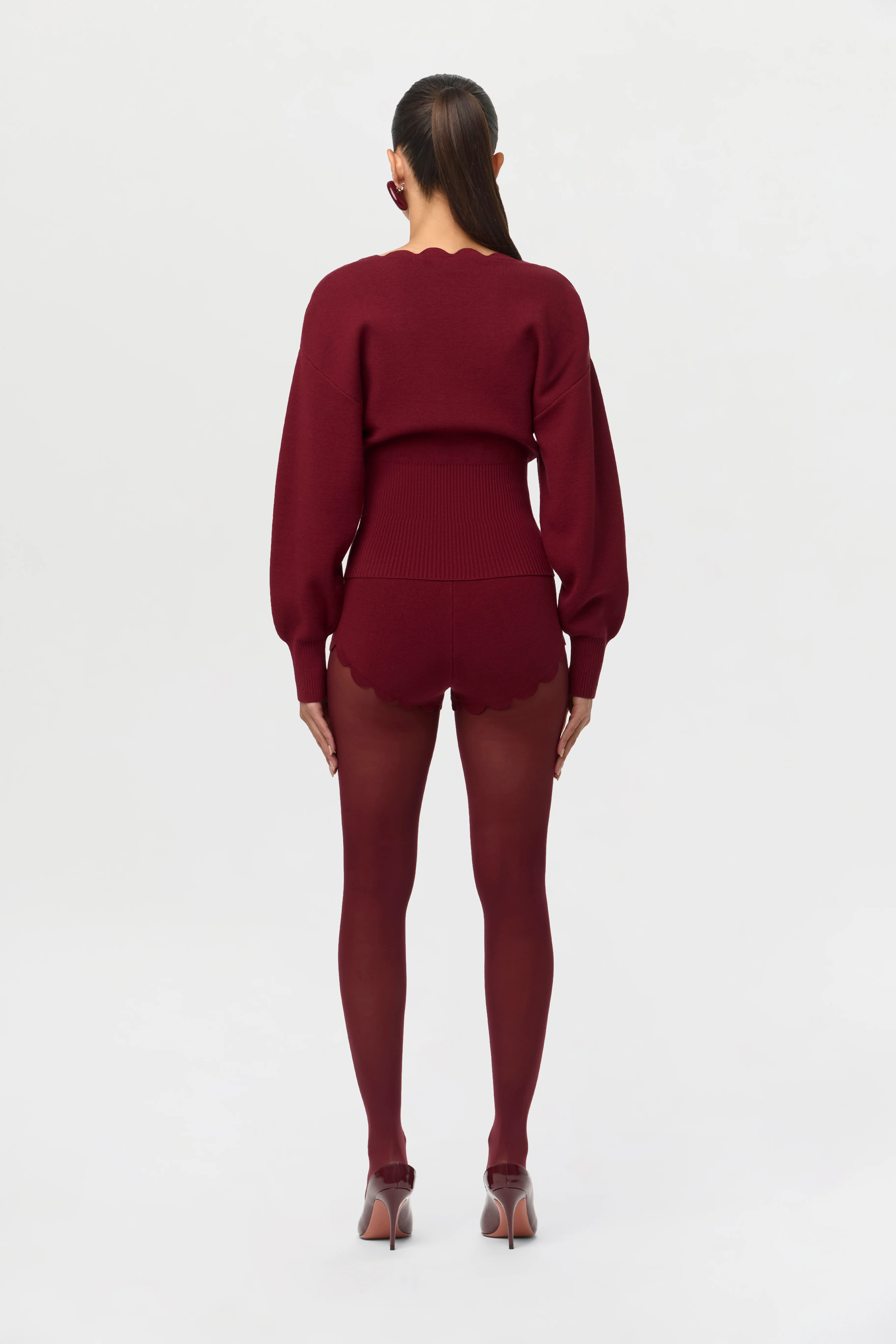 Knit Scallop Shorts - Image 7