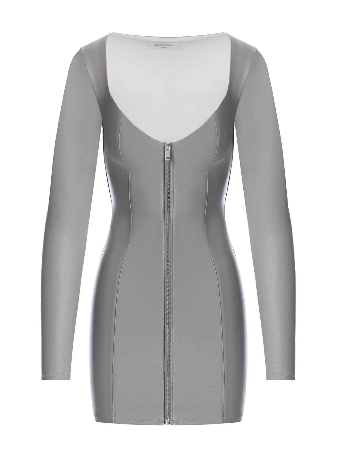 LEATHER ENERGY MINI DRESS - Image 4