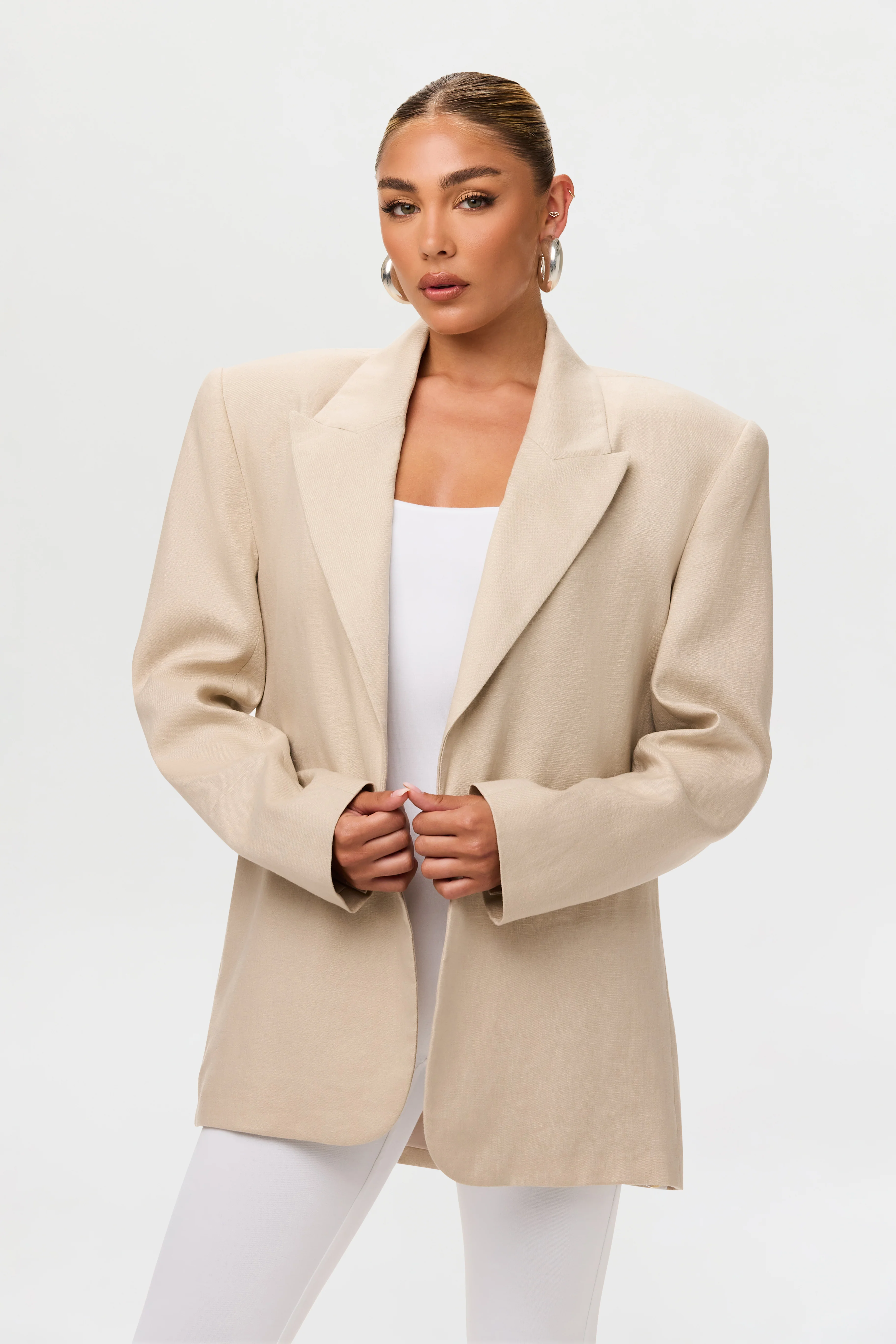 Linen Suited Blazer - Image 10