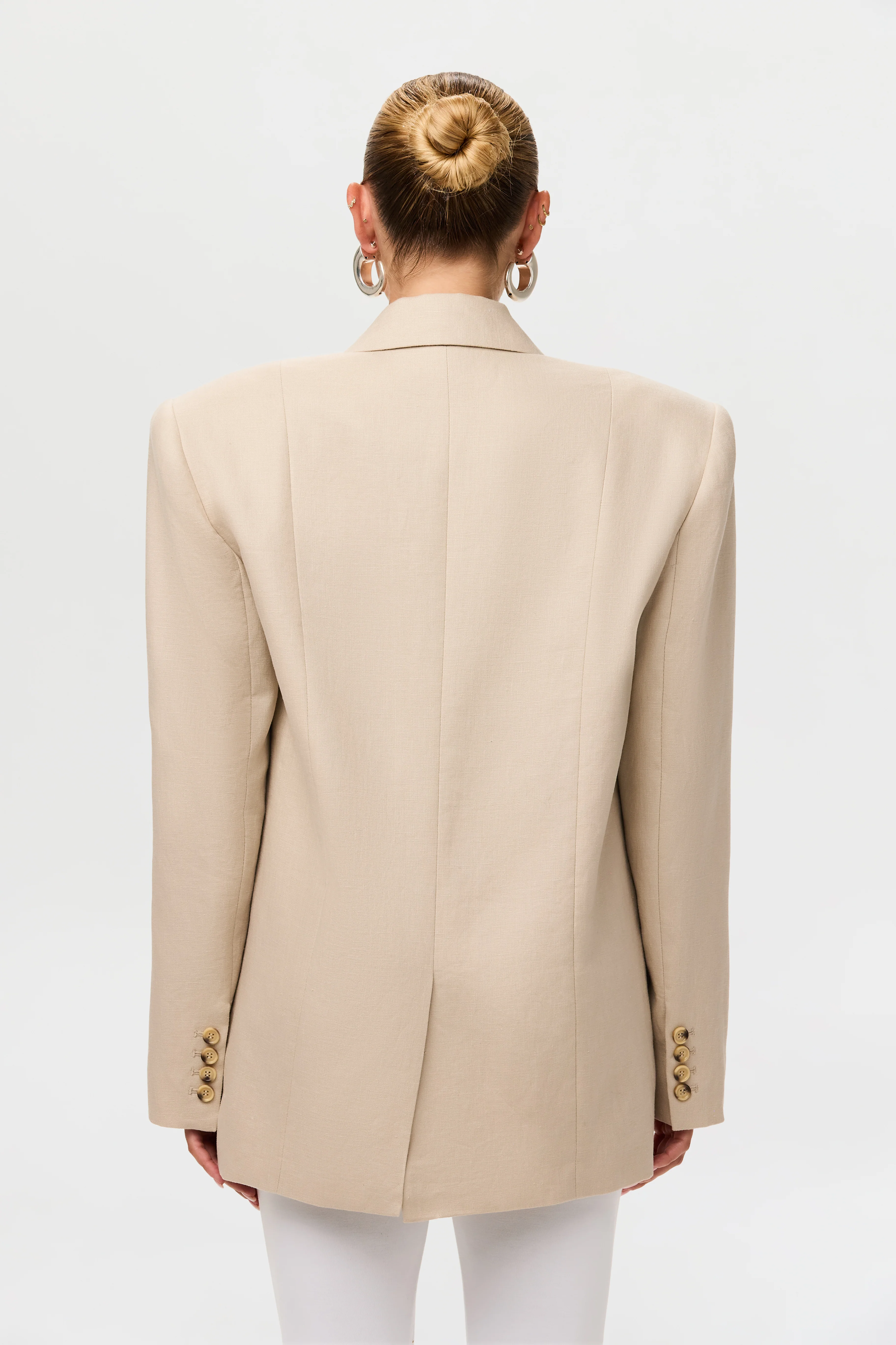 Linen Suited Blazer - Image 11