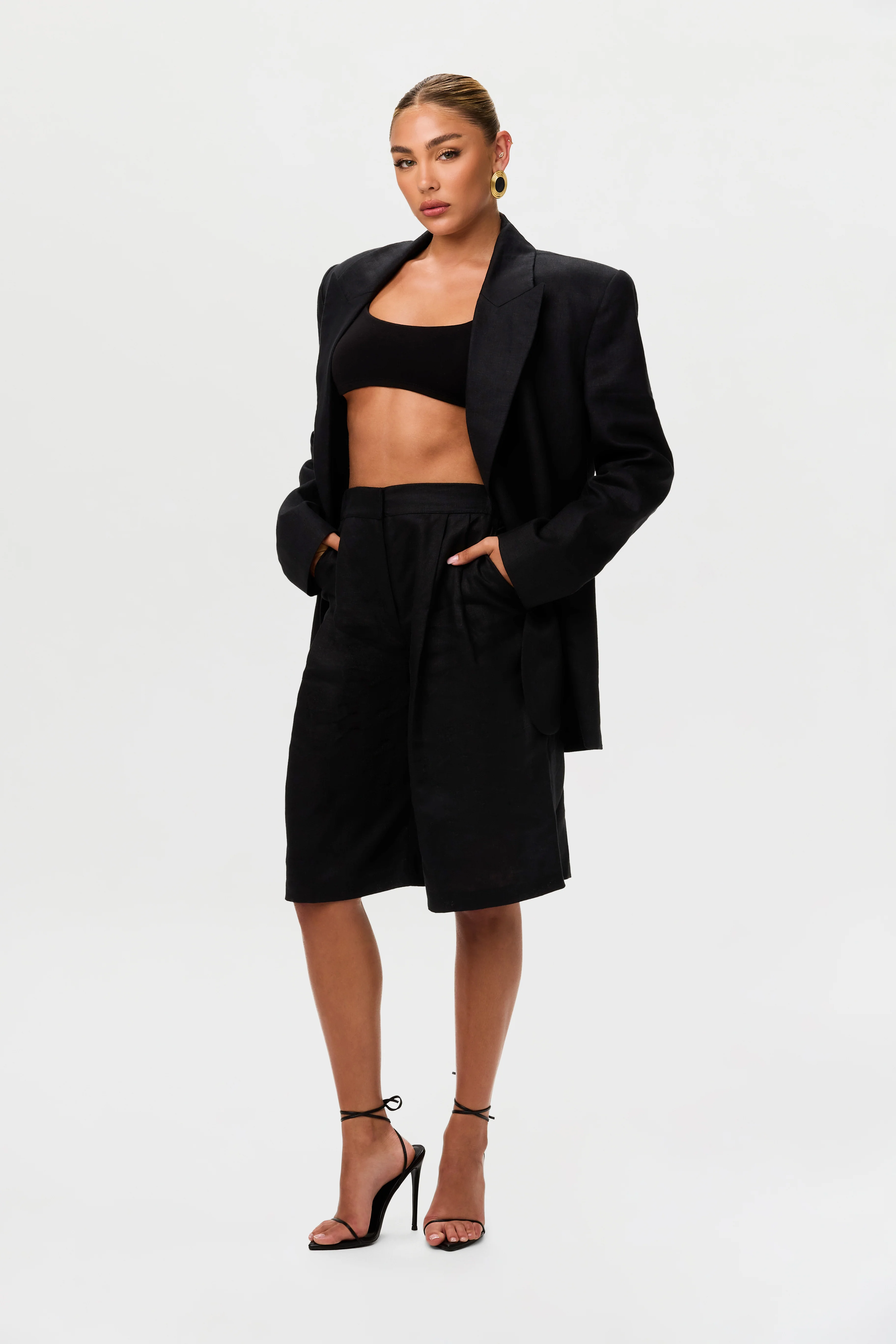 Linen Suited Blazer - Image 4