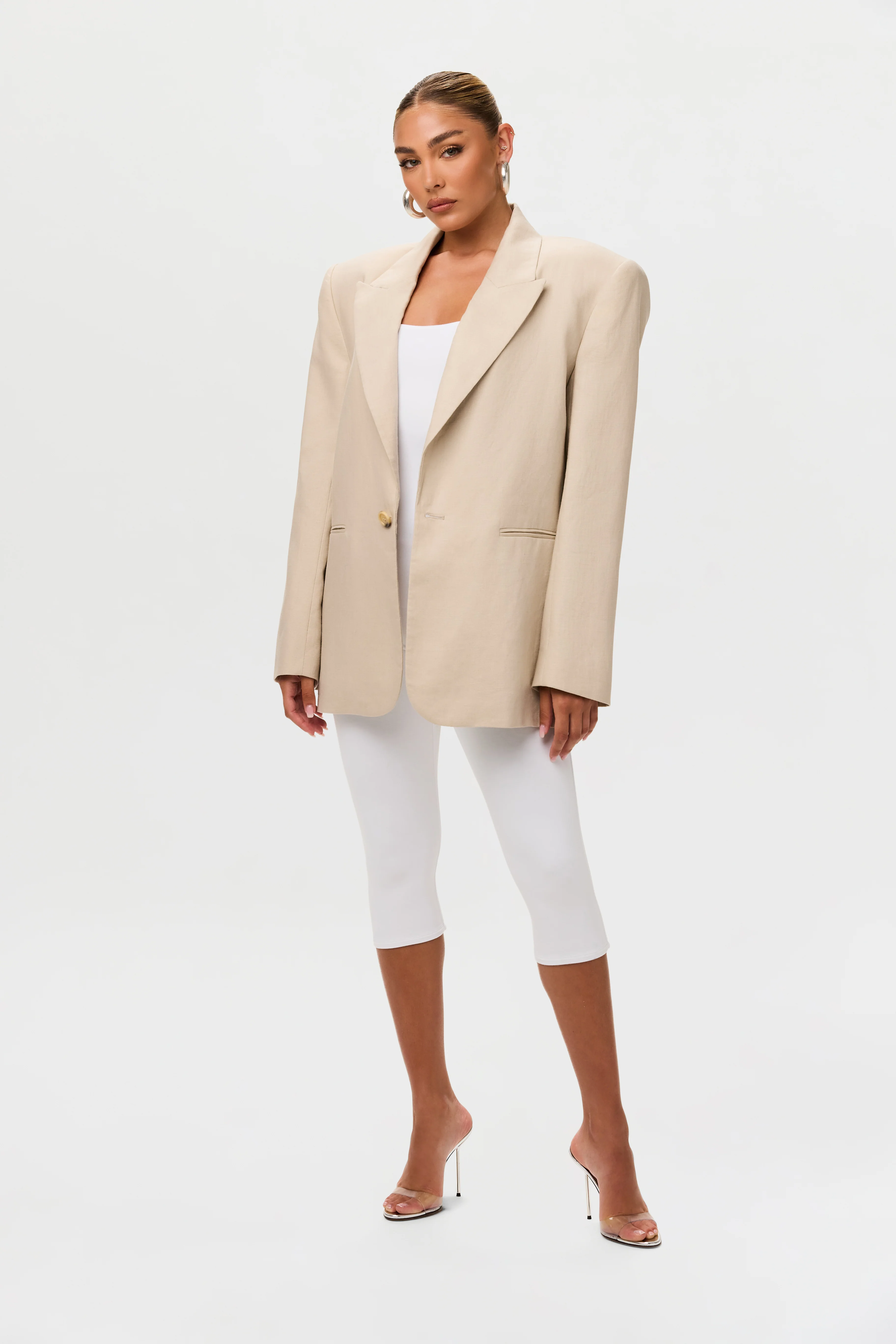 Linen Suited Blazer - Image 7