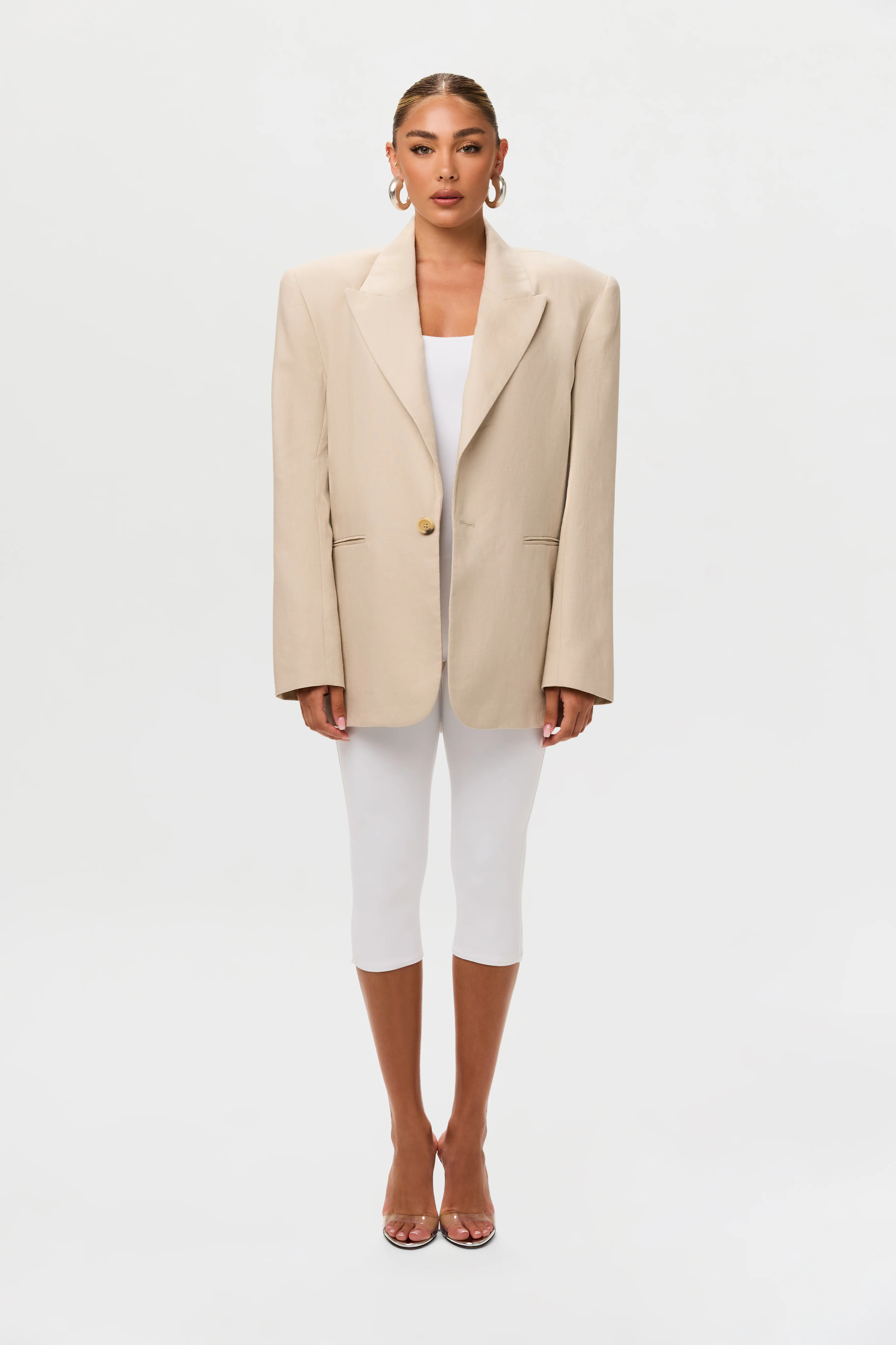 Linen Suited Blazer - Image 9