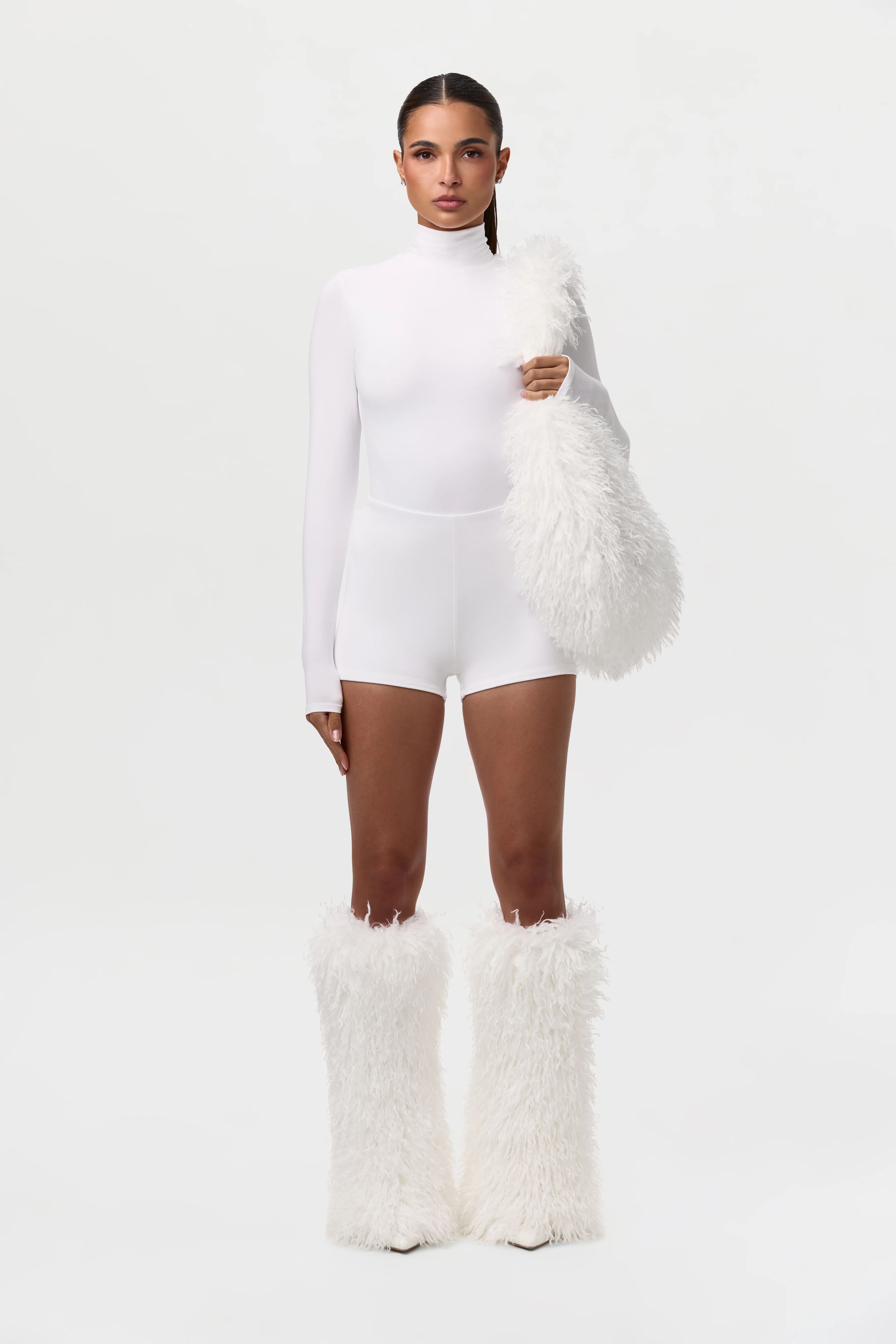 Faux Fur Plush Leg Warmers - Image 23