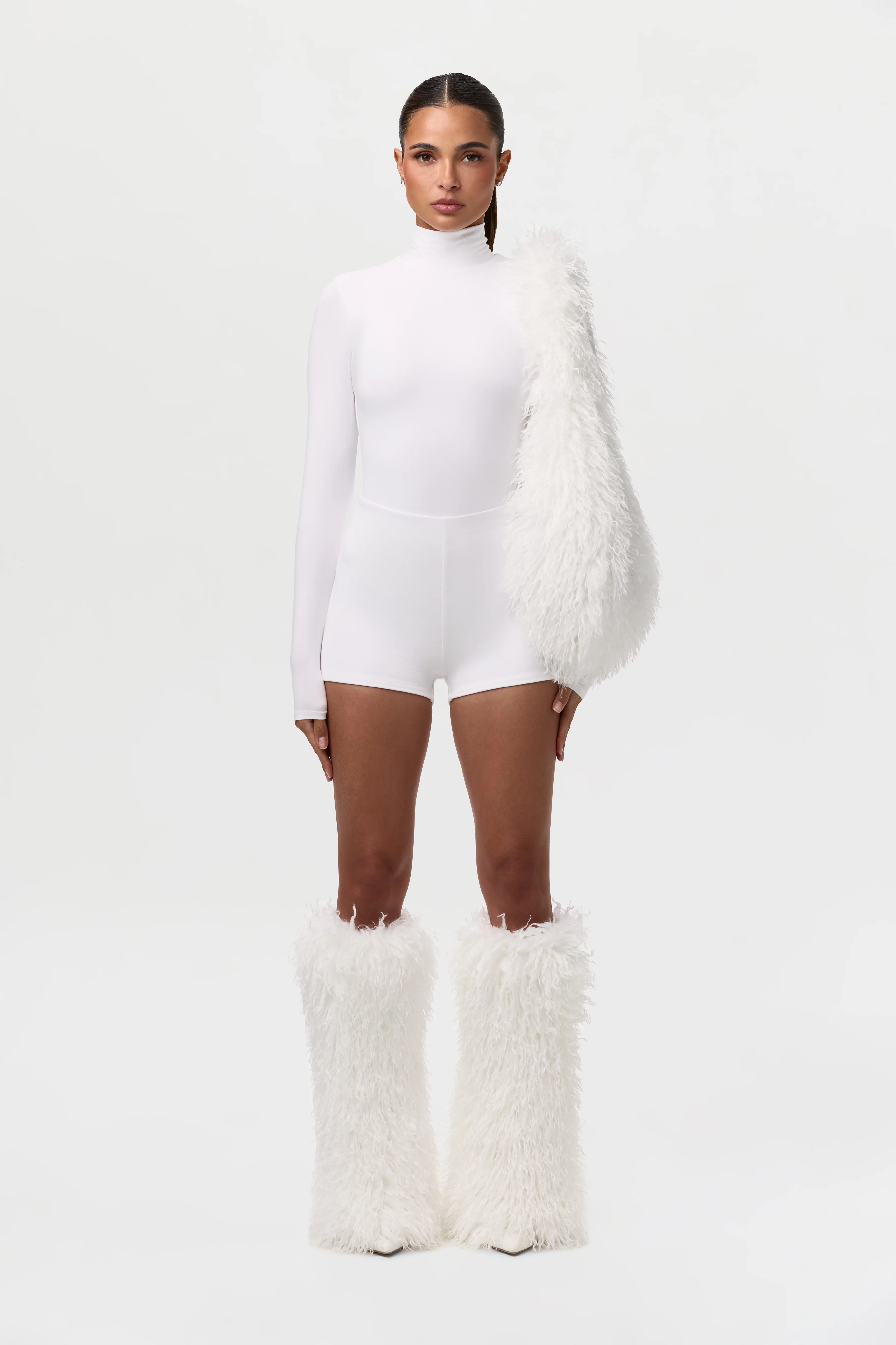 Faux Fur Plush Leg Warmers - Image 26