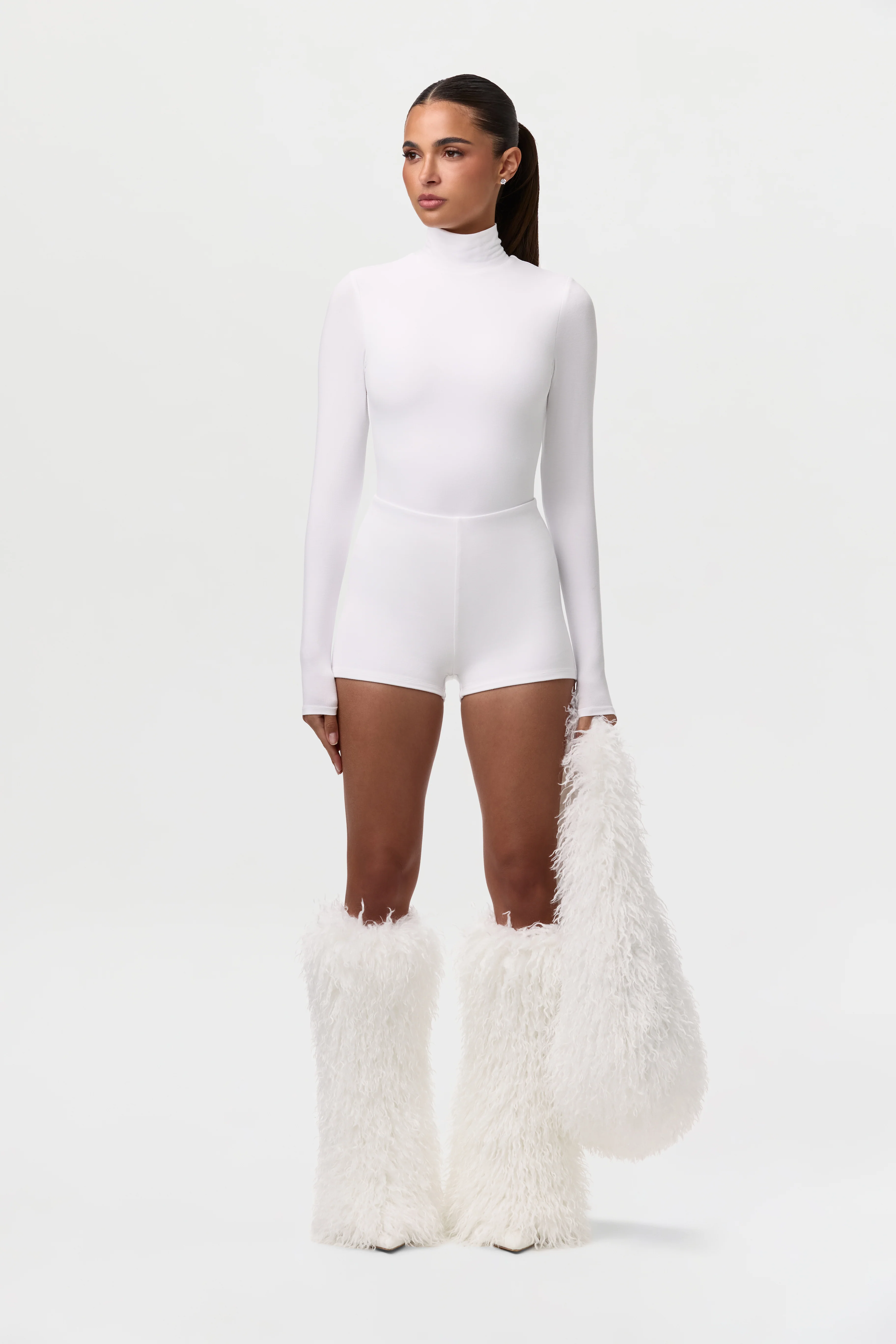 Faux Fur Plush Shoulder Bag - Image 13