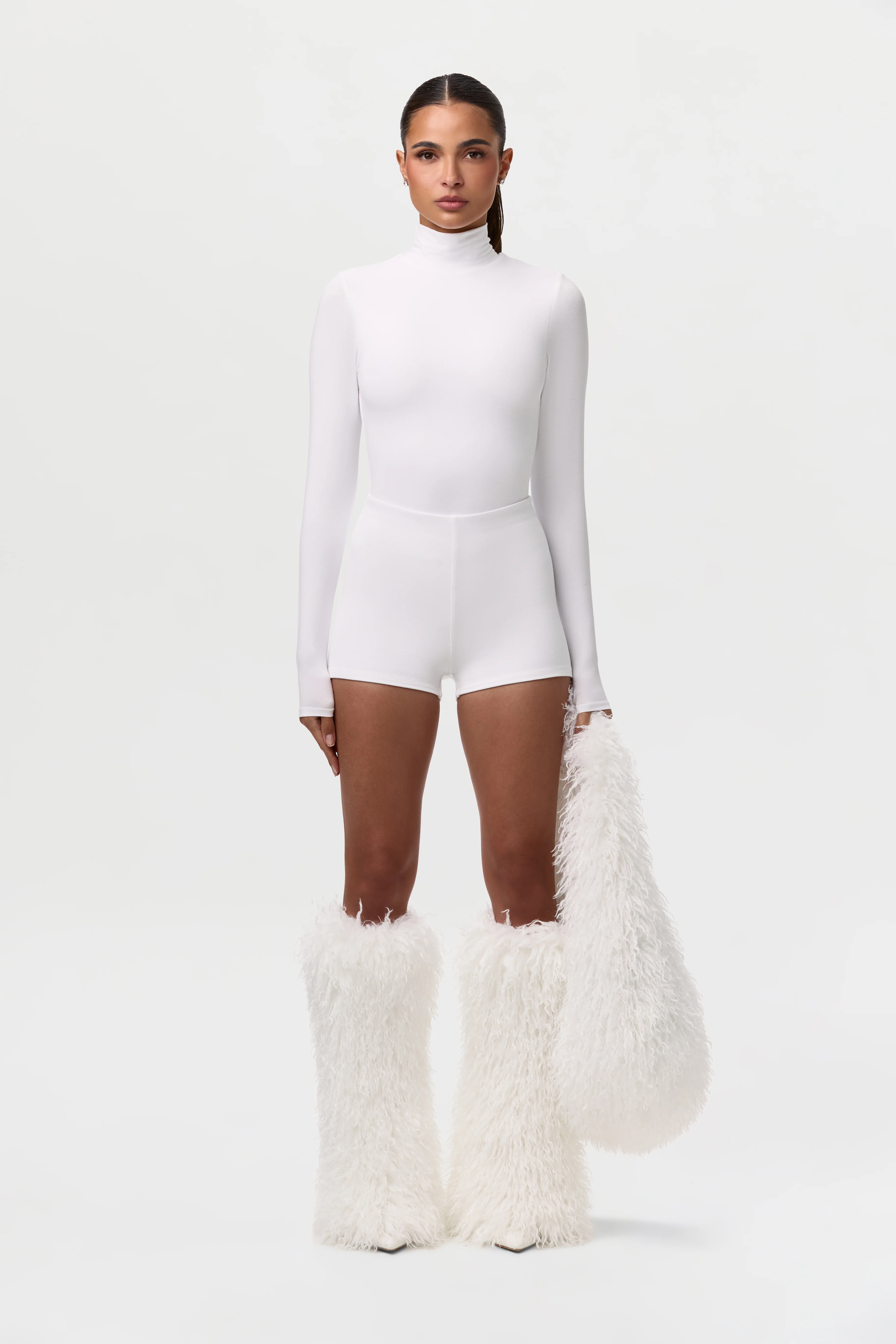 Faux Fur Plush Shoulder Bag - Image 15
