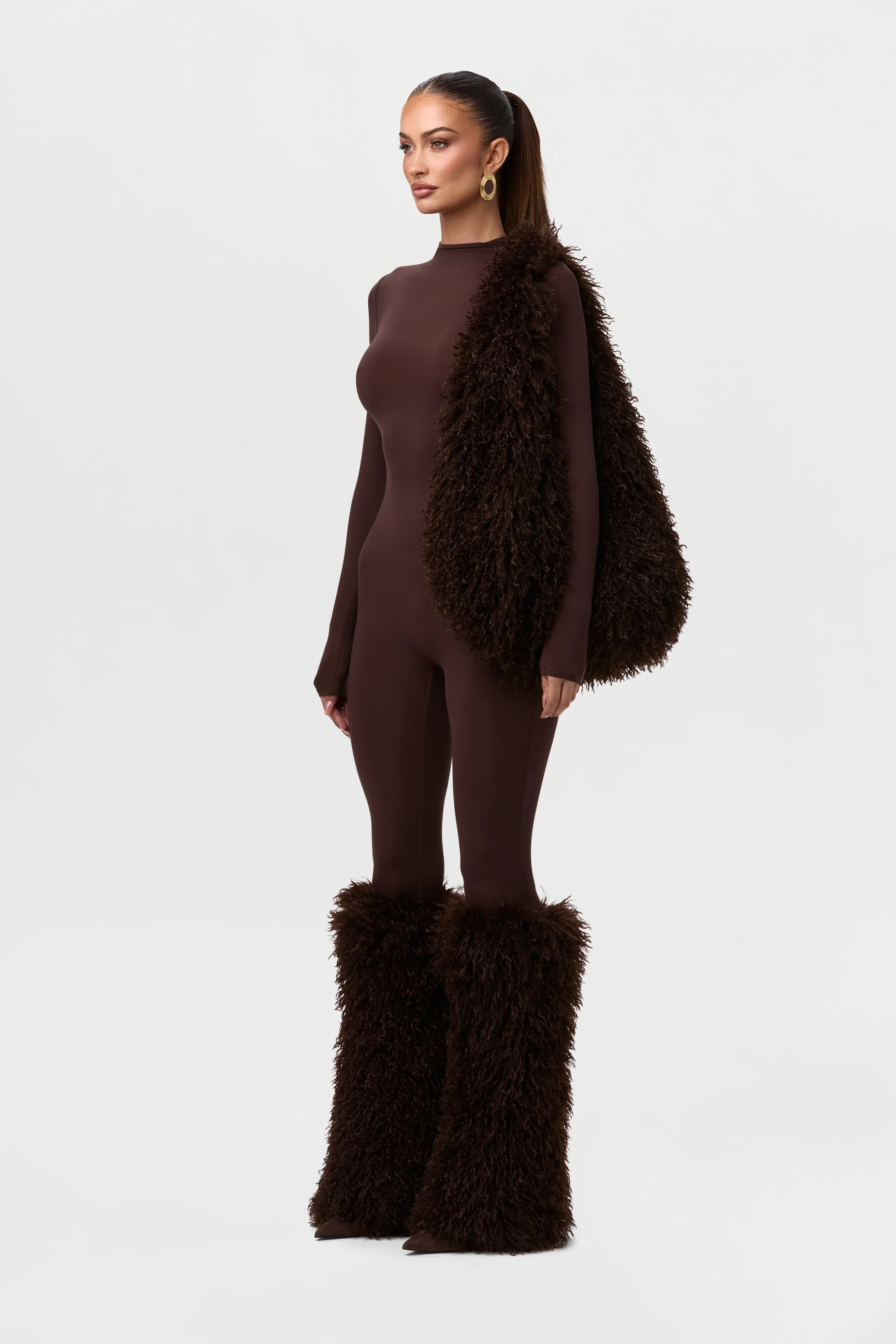 Faux Fur Plush Shoulder Bag - Image 22