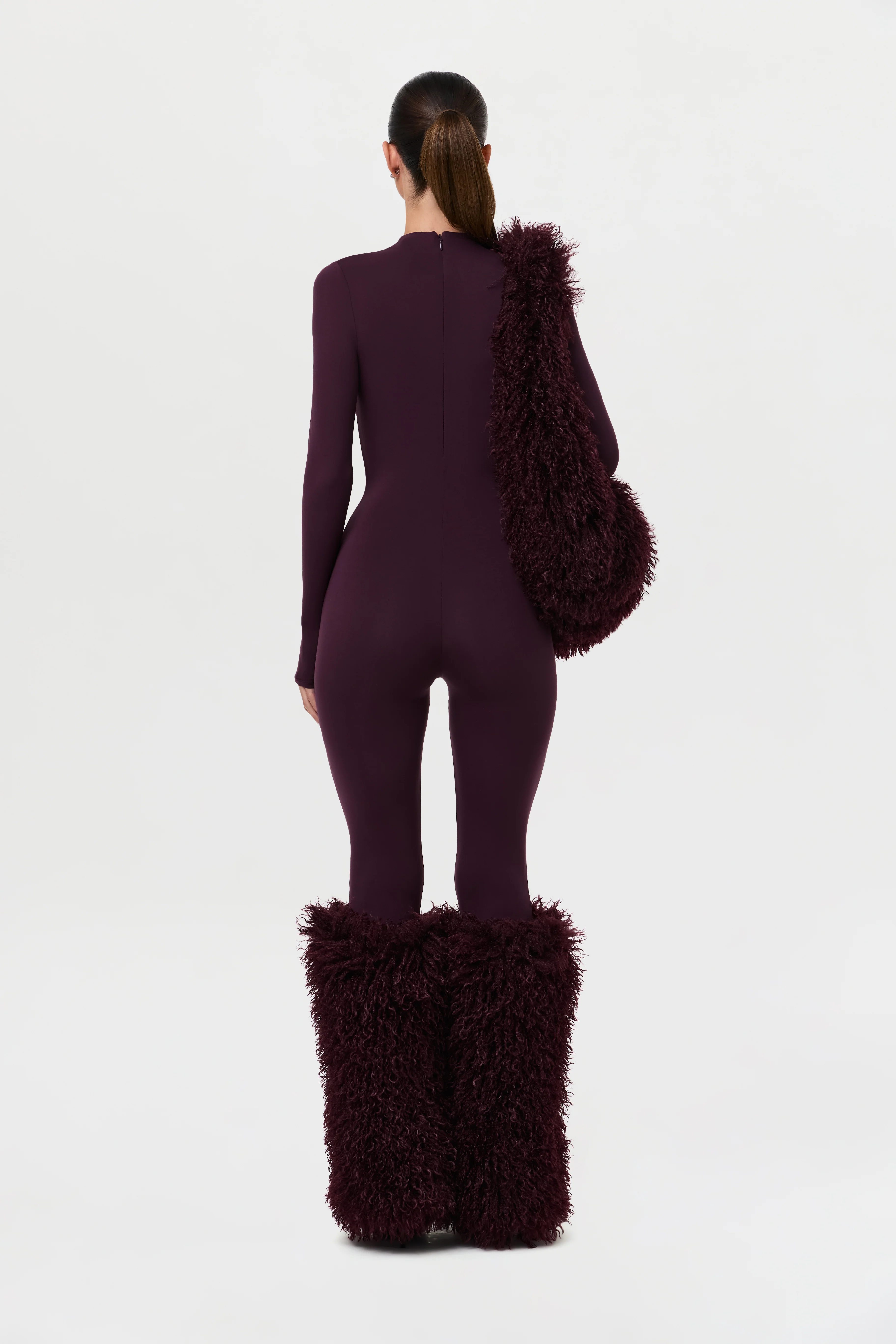 Faux Fur Plush Shoulder Bag - Image 30