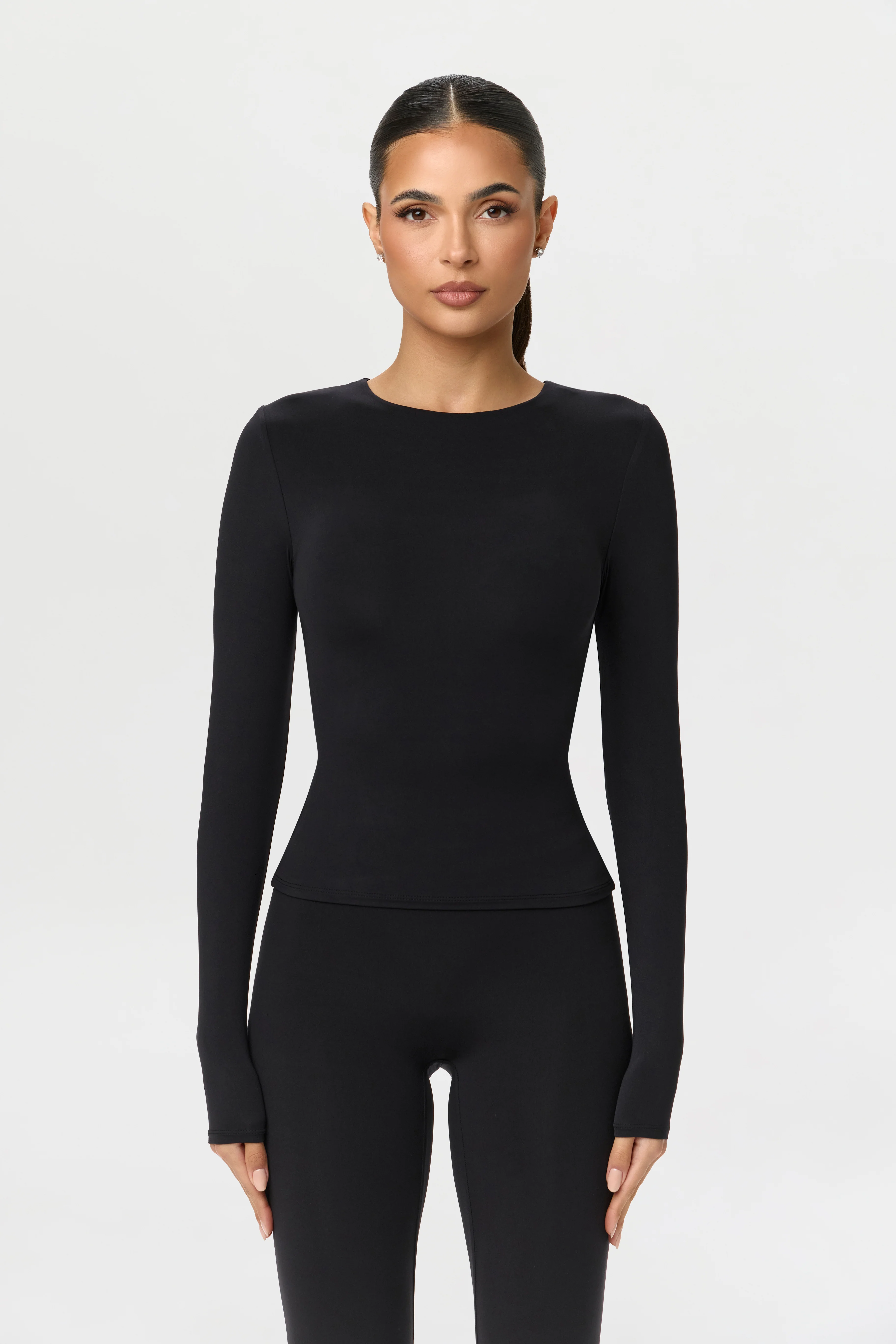 Naked Crewneck Top