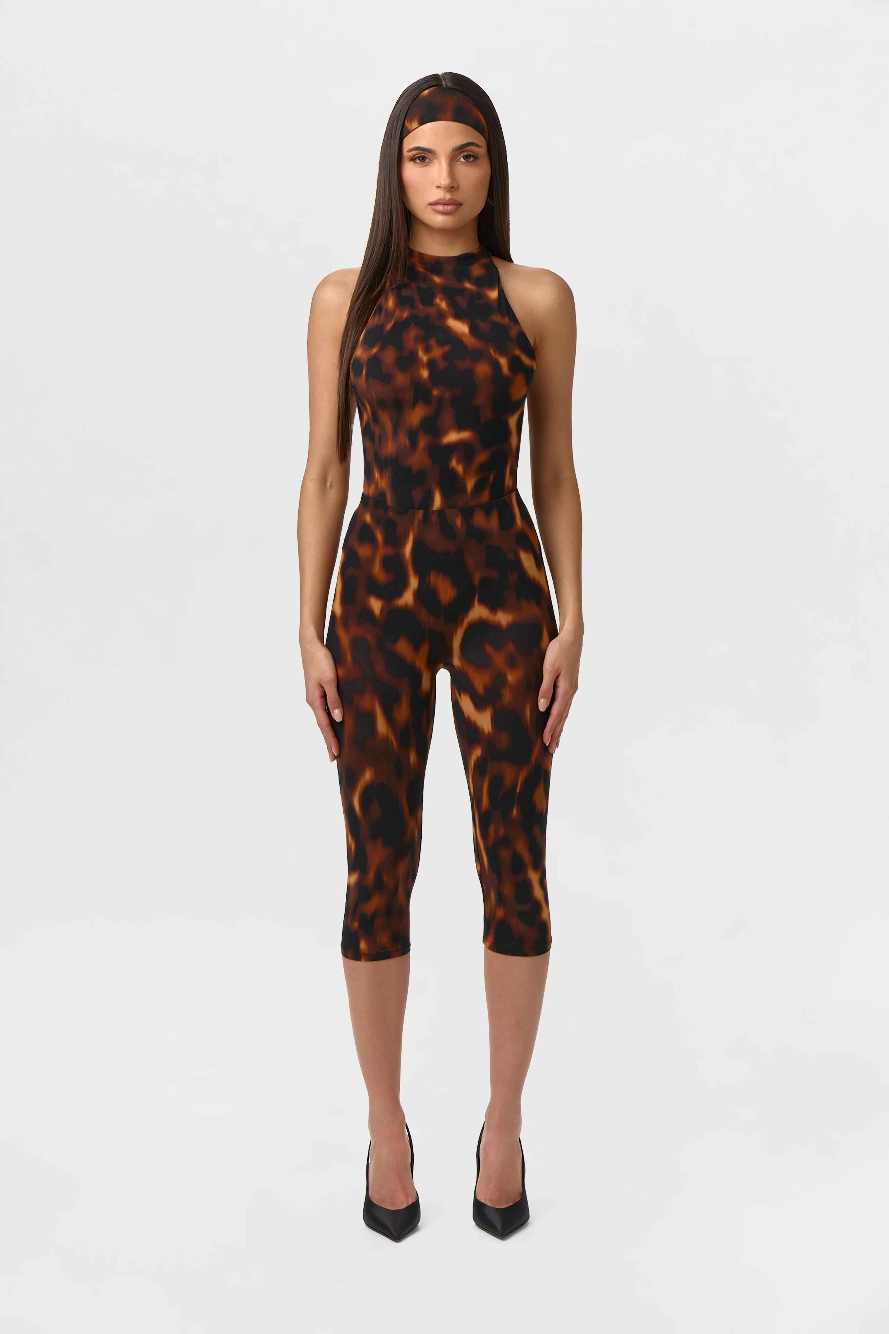 Naked Print Racerback Bodysuit - Image 3