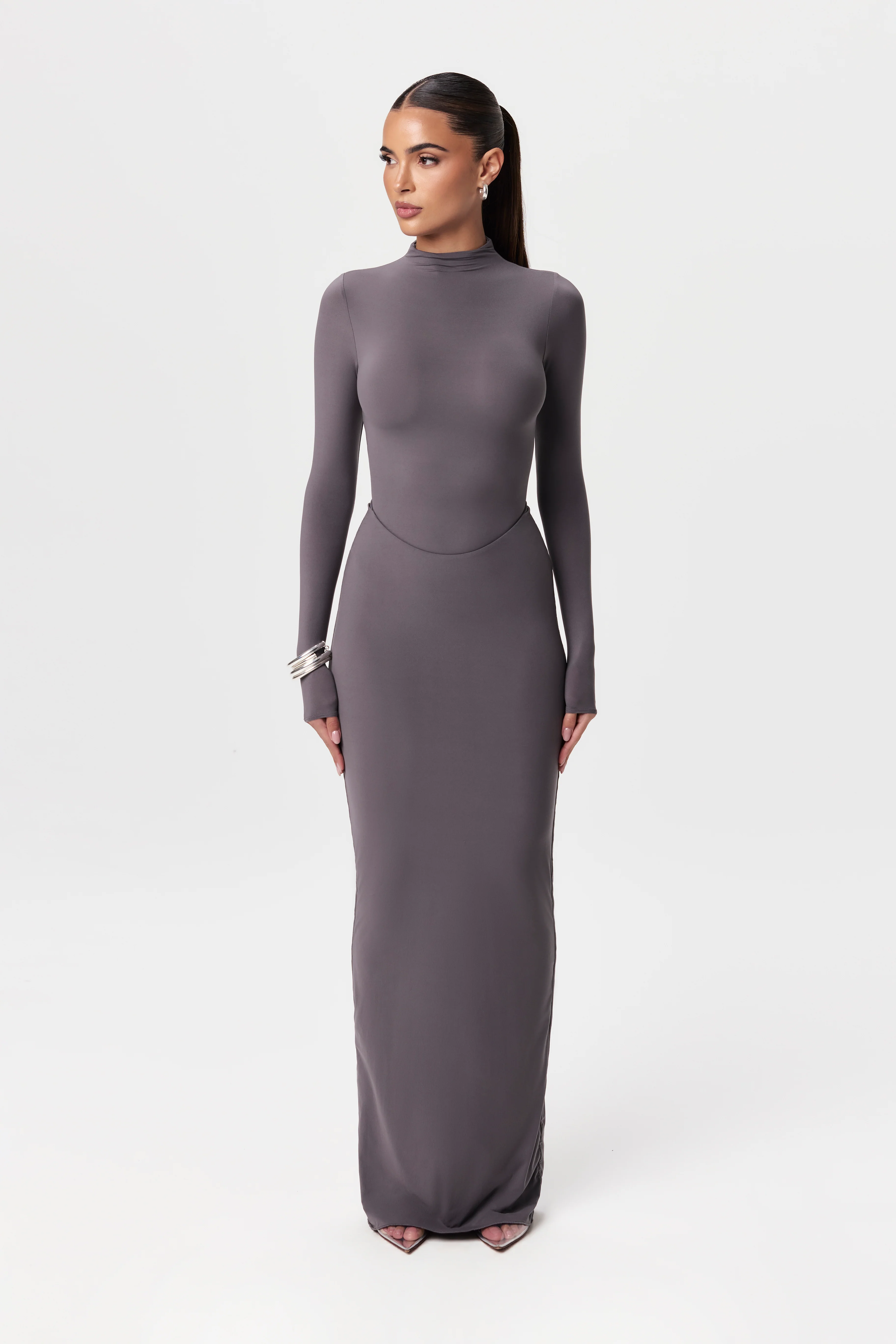 Naked Mock Neck Bodysuit - Image 56