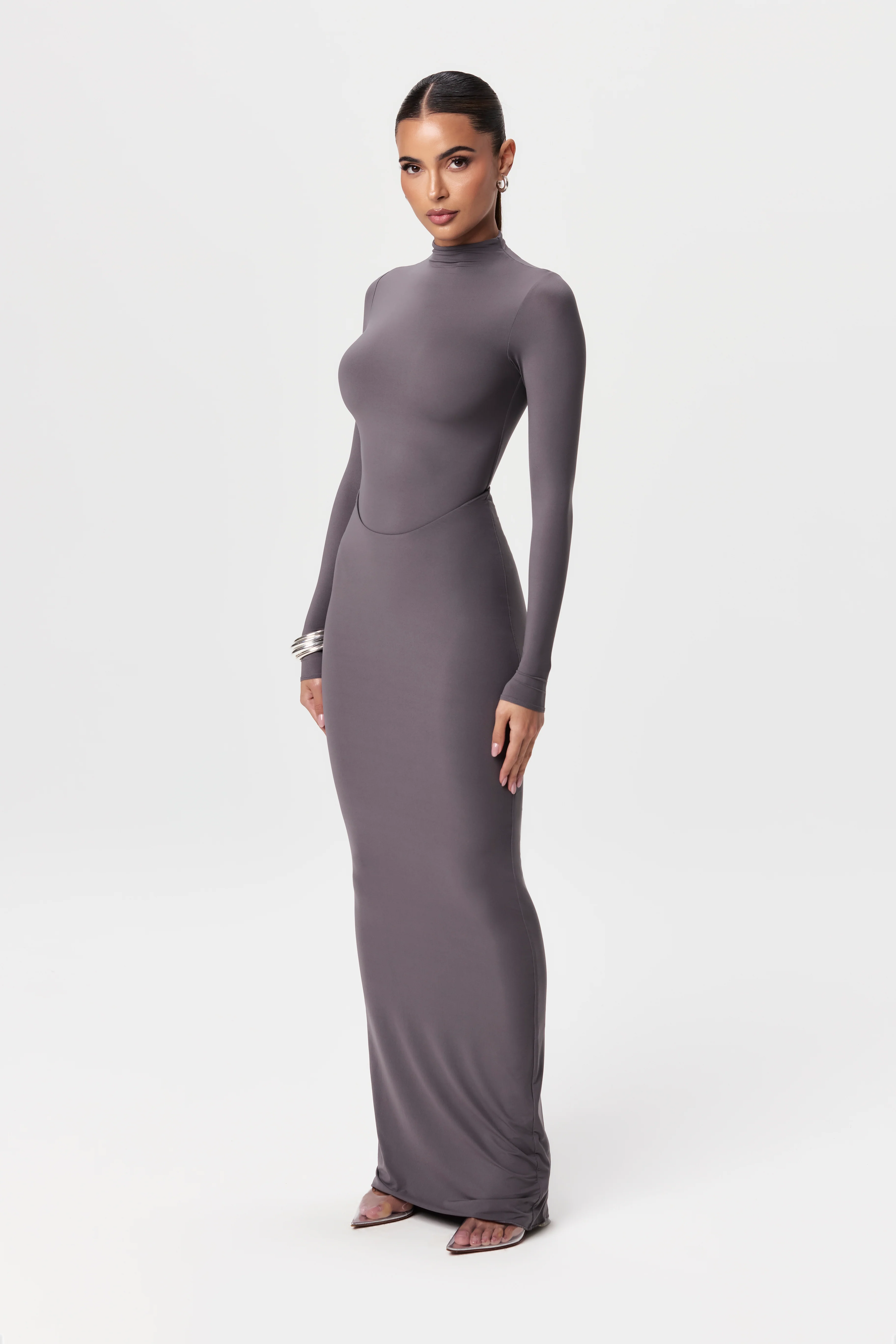 Naked Mock Neck Bodysuit - Image 57