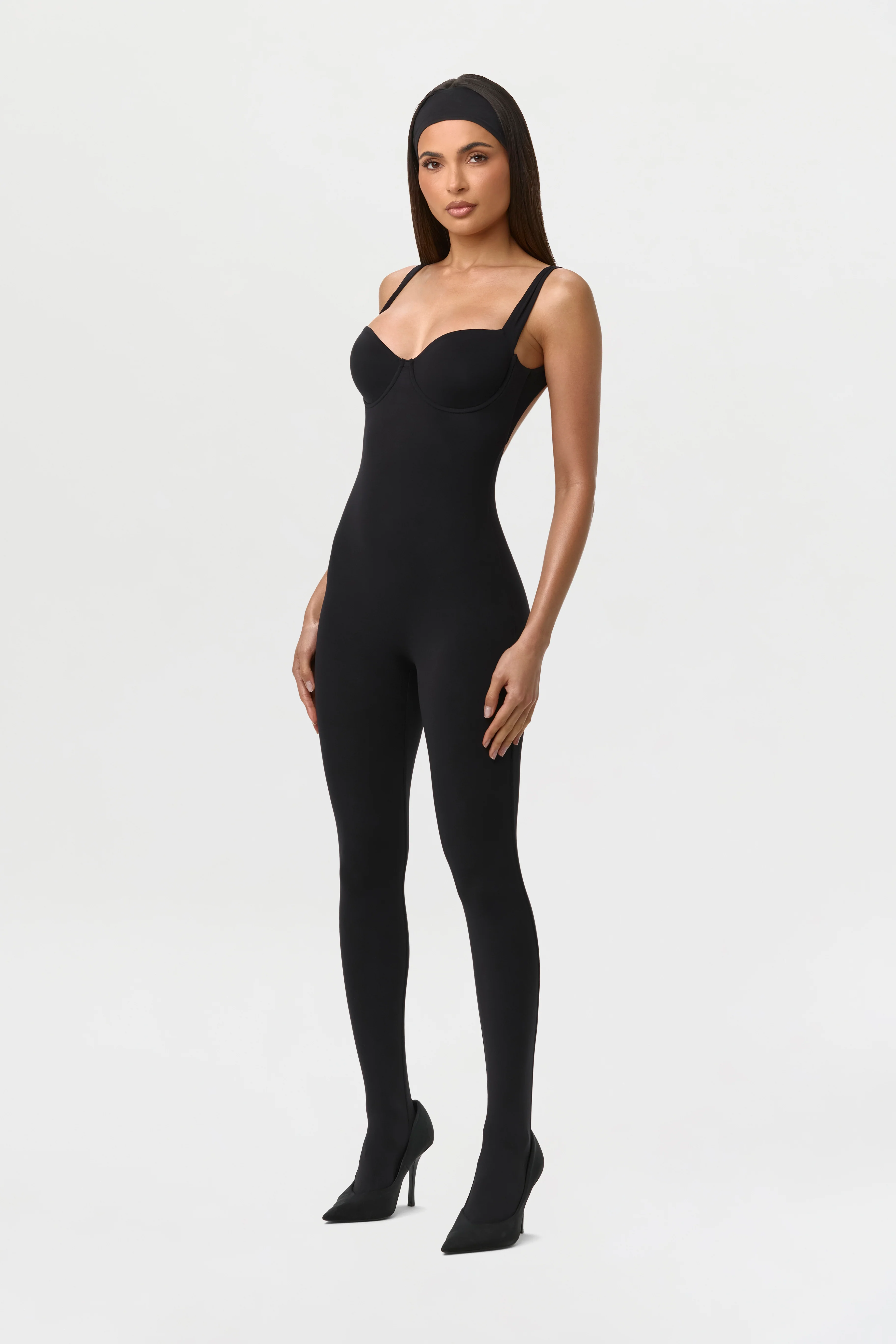 Naked Open Back Jumpsuit Petite - Image 3