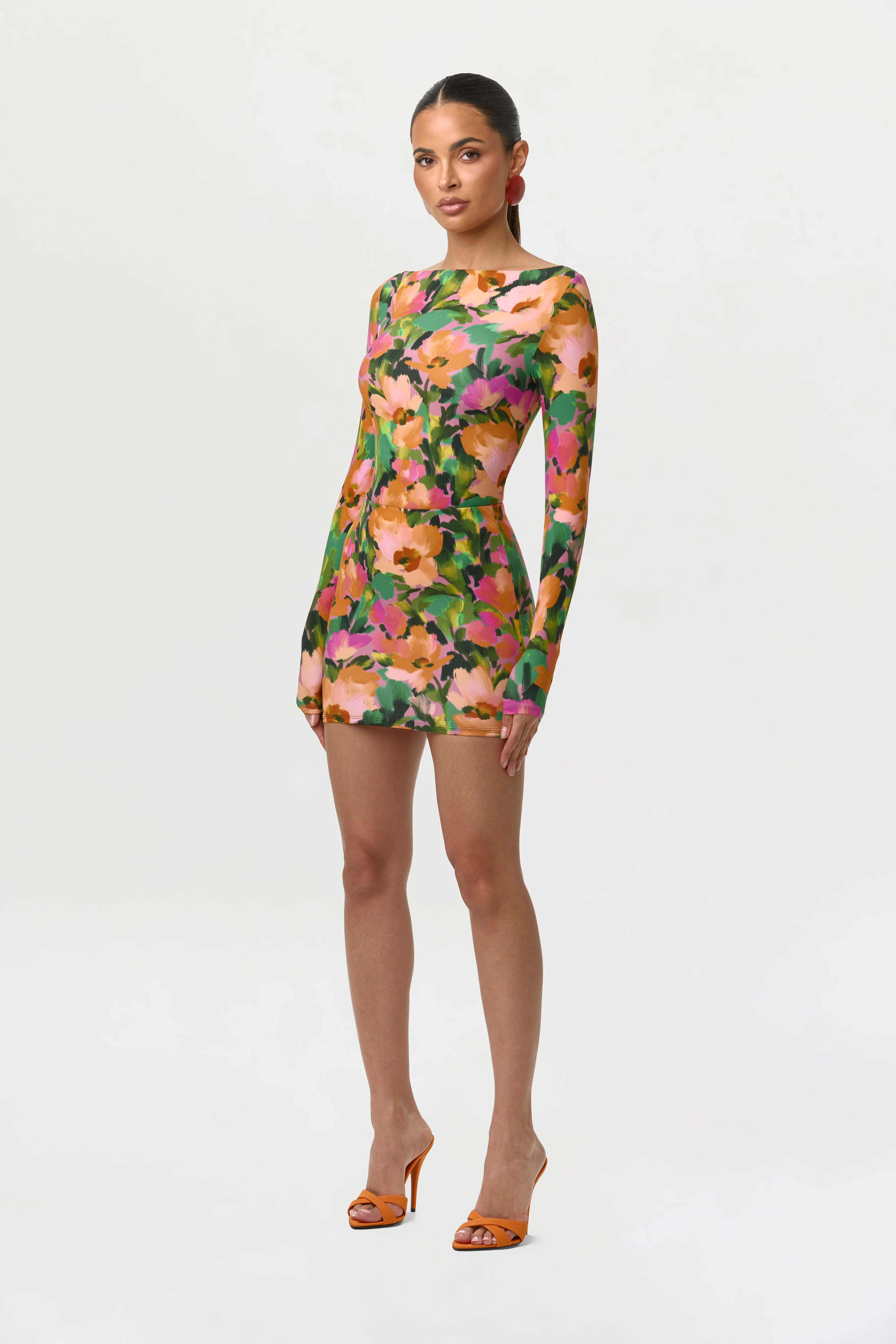 Naked Print Boatneck Bodysuit - Image 8