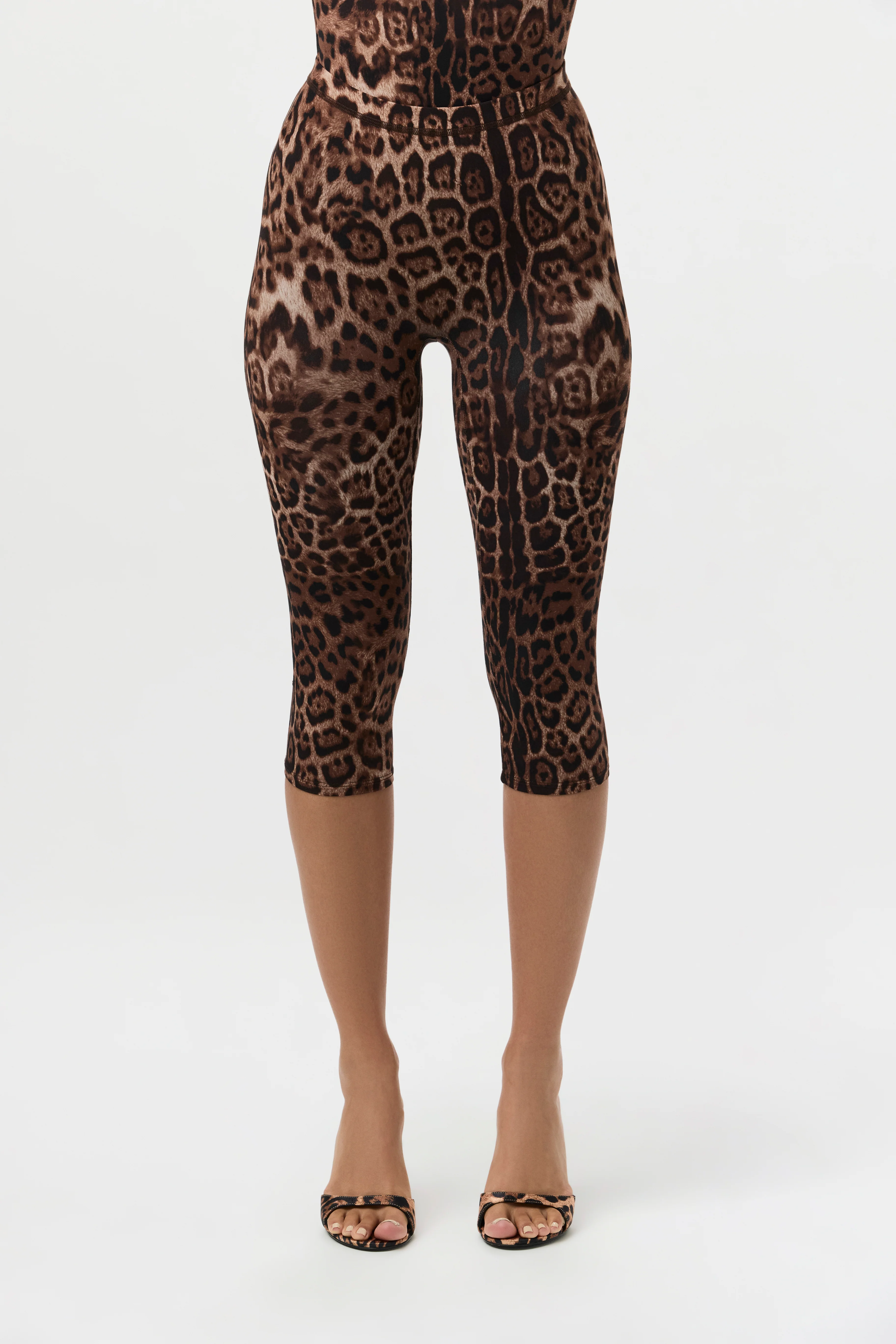 Naked Print Capri Leggings - Image 10