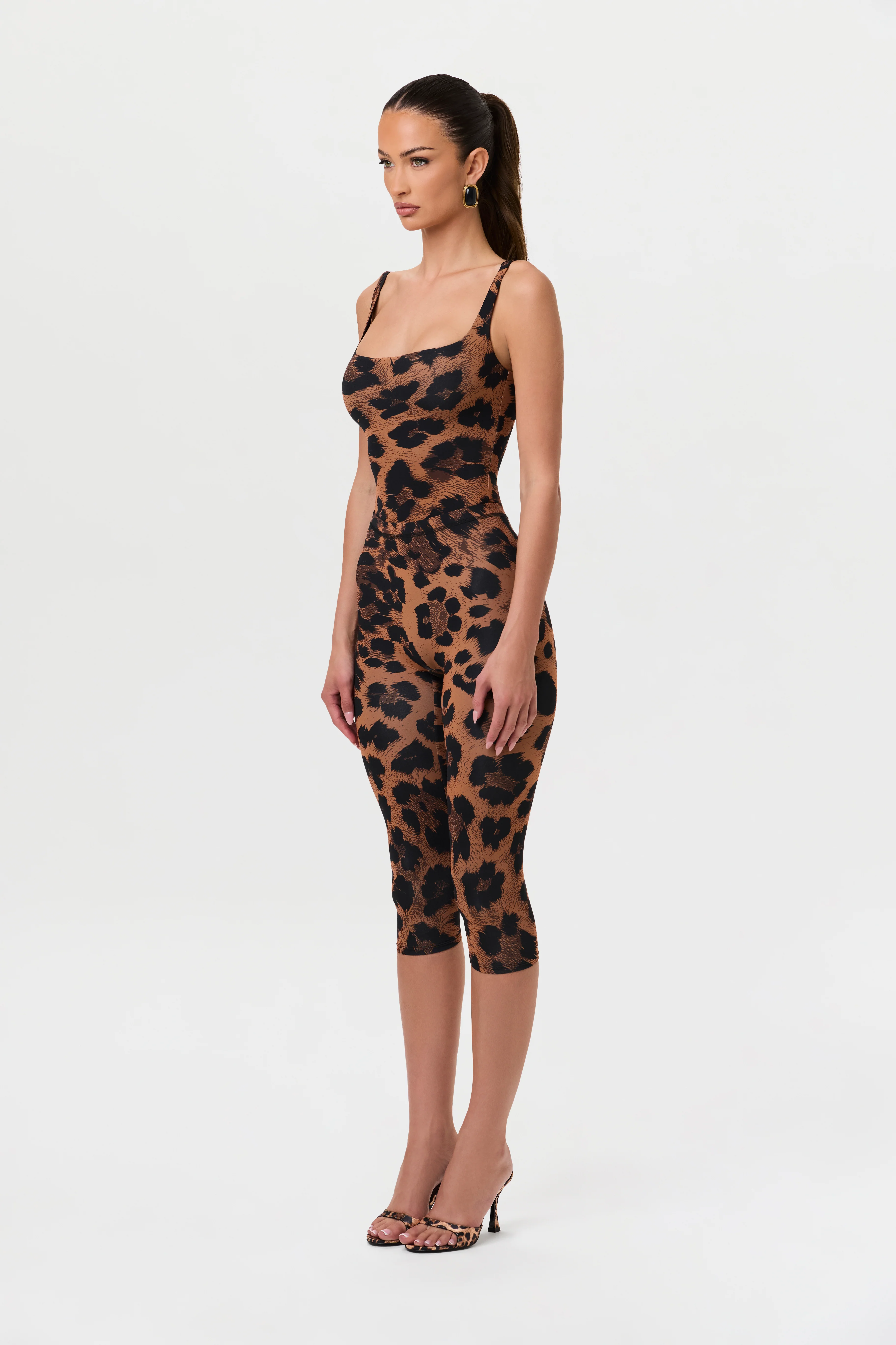 Naked Print Capri Leggings - Image 14
