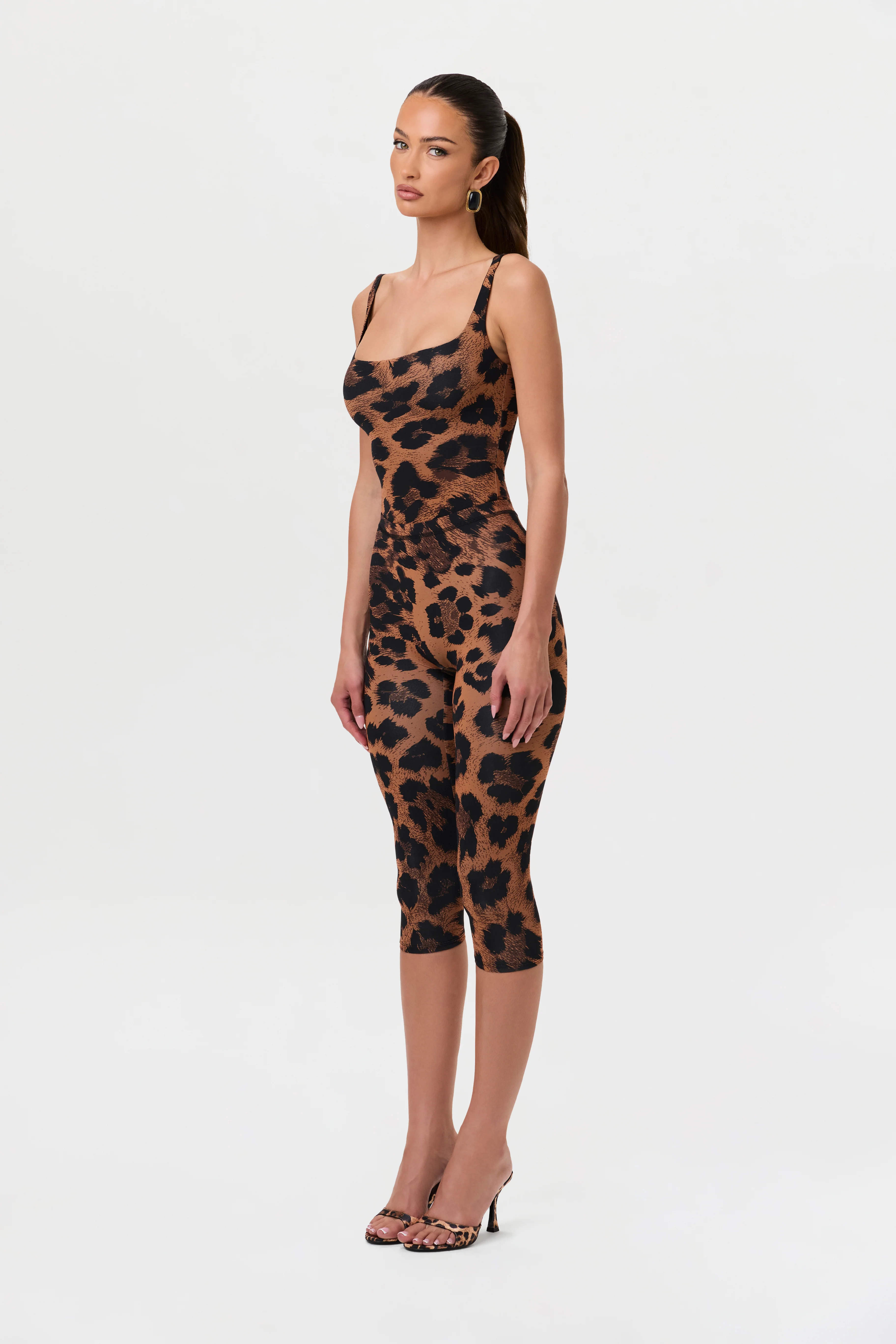 Naked Print Capri Leggings - Image 16