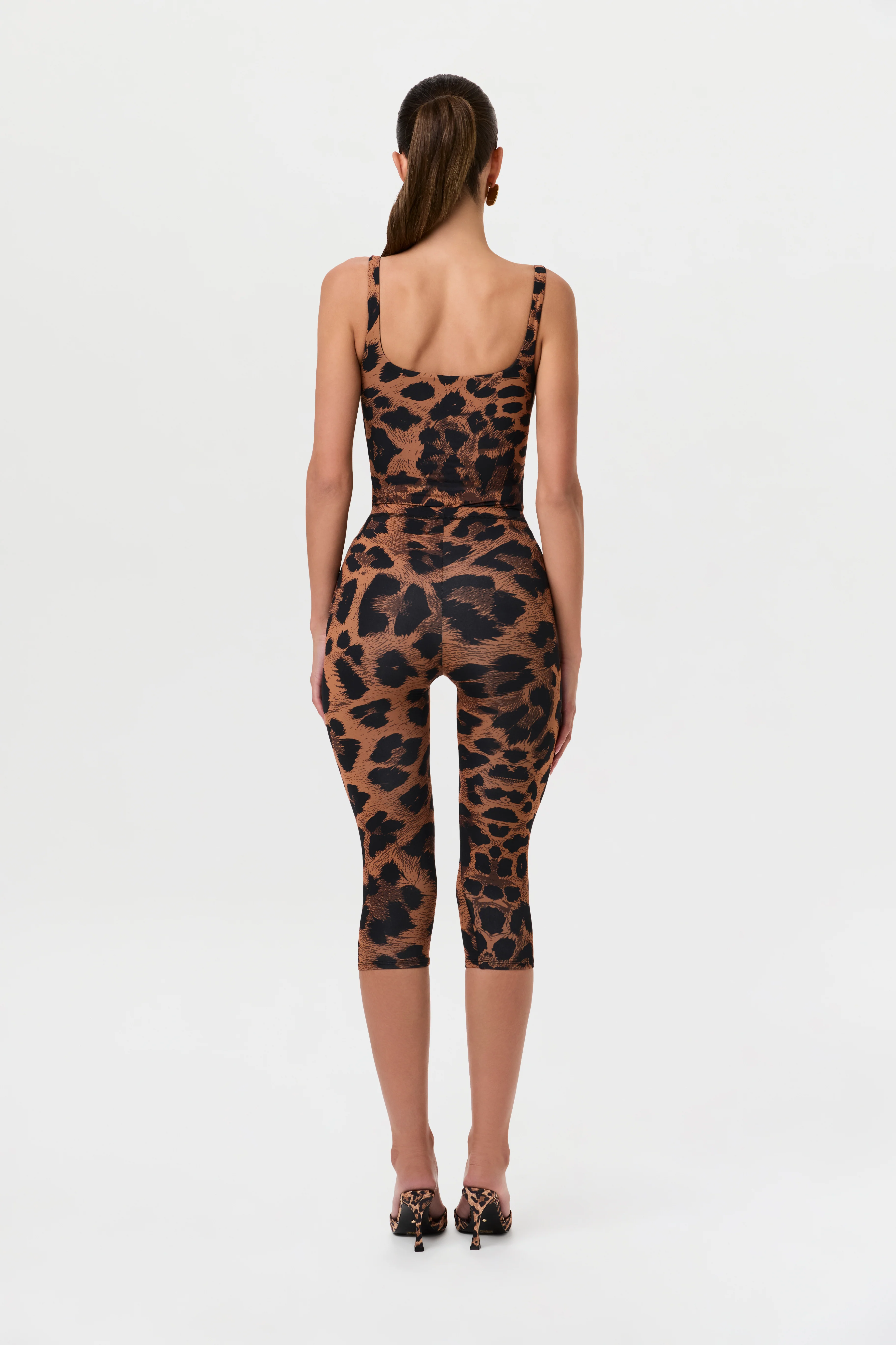 Naked Print Capri Leggings - Image 17