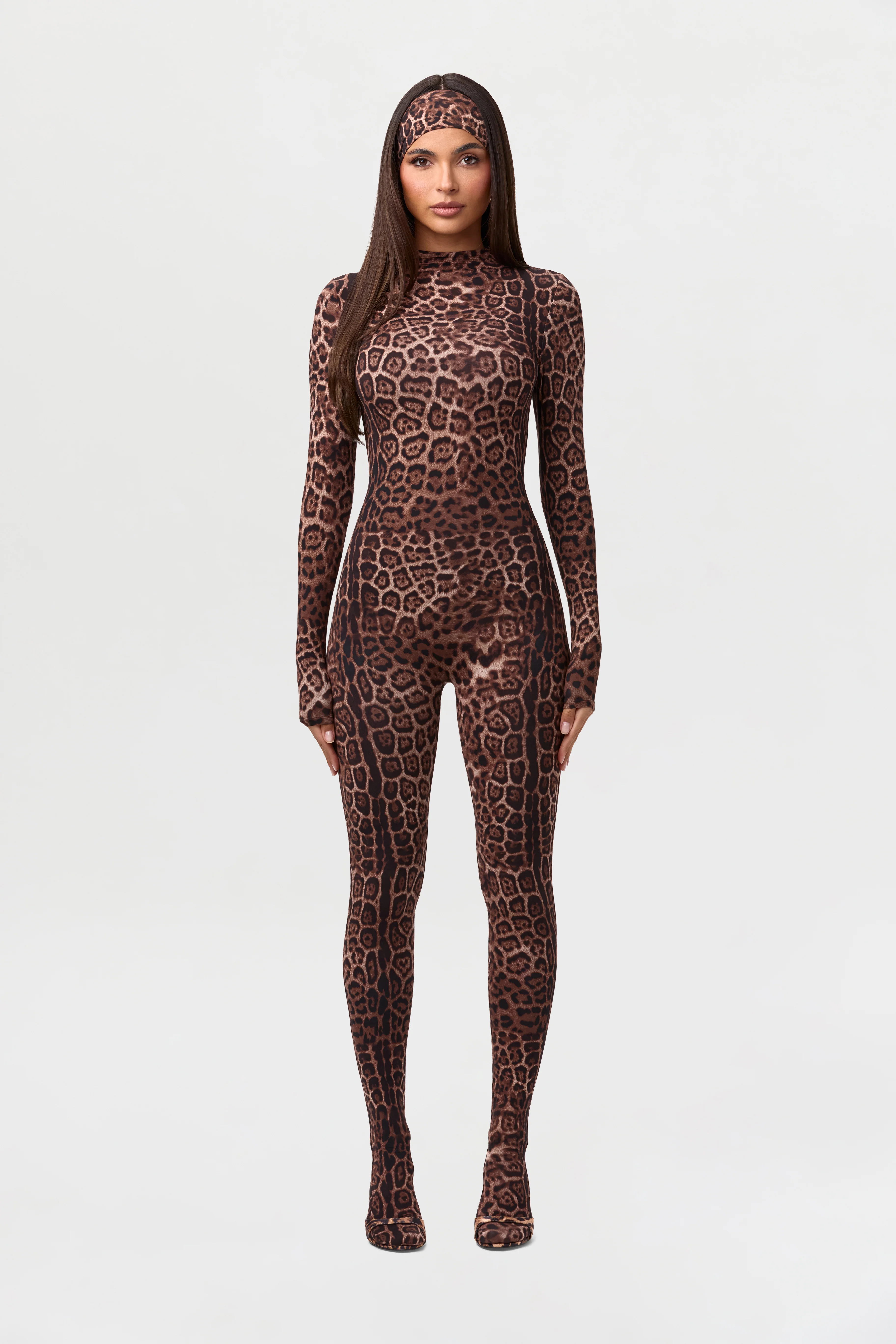 Naked Print Closed Toe Jumpsuit Petite - Image 14
