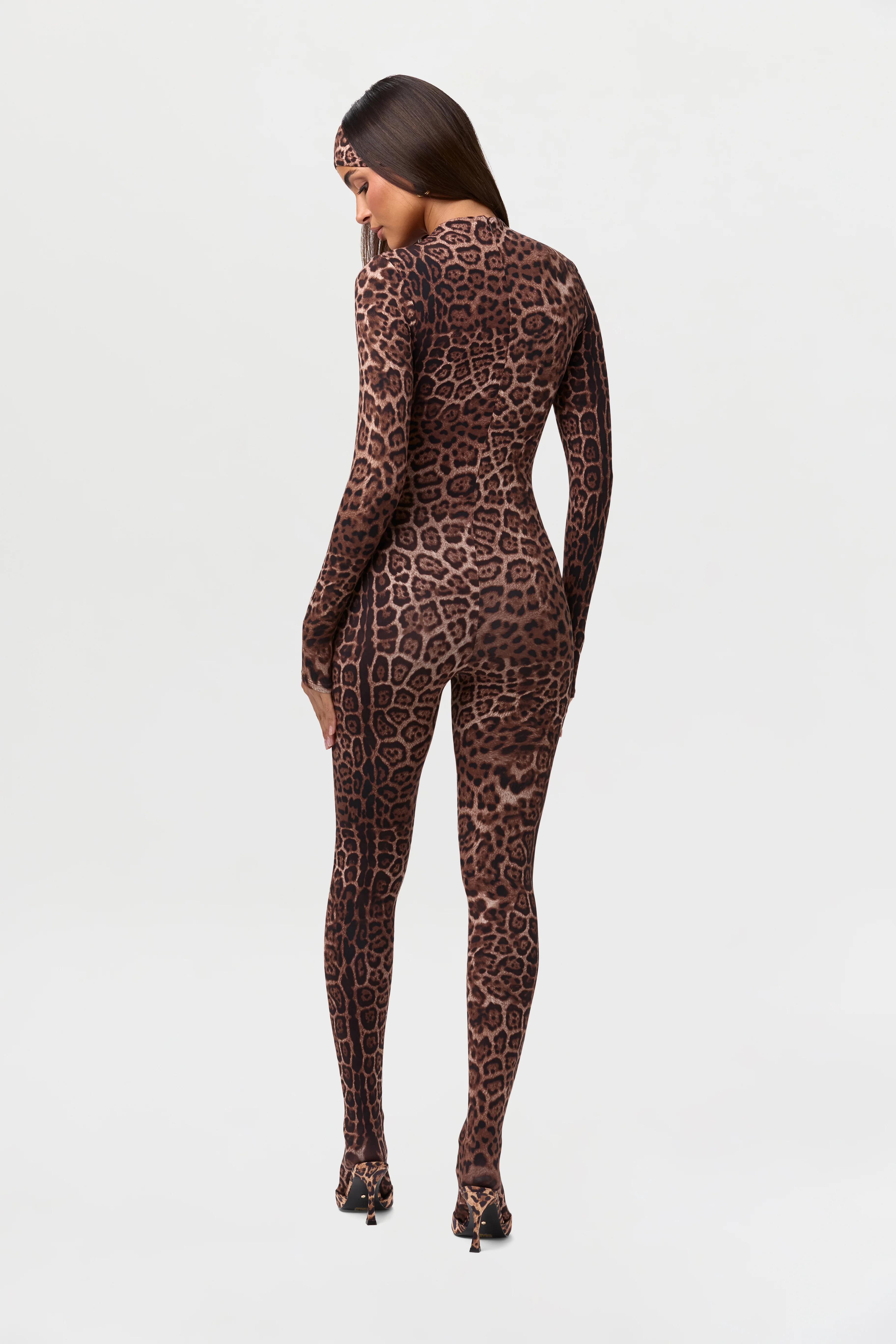 Naked Print Closed Toe Jumpsuit Petite - Image 19
