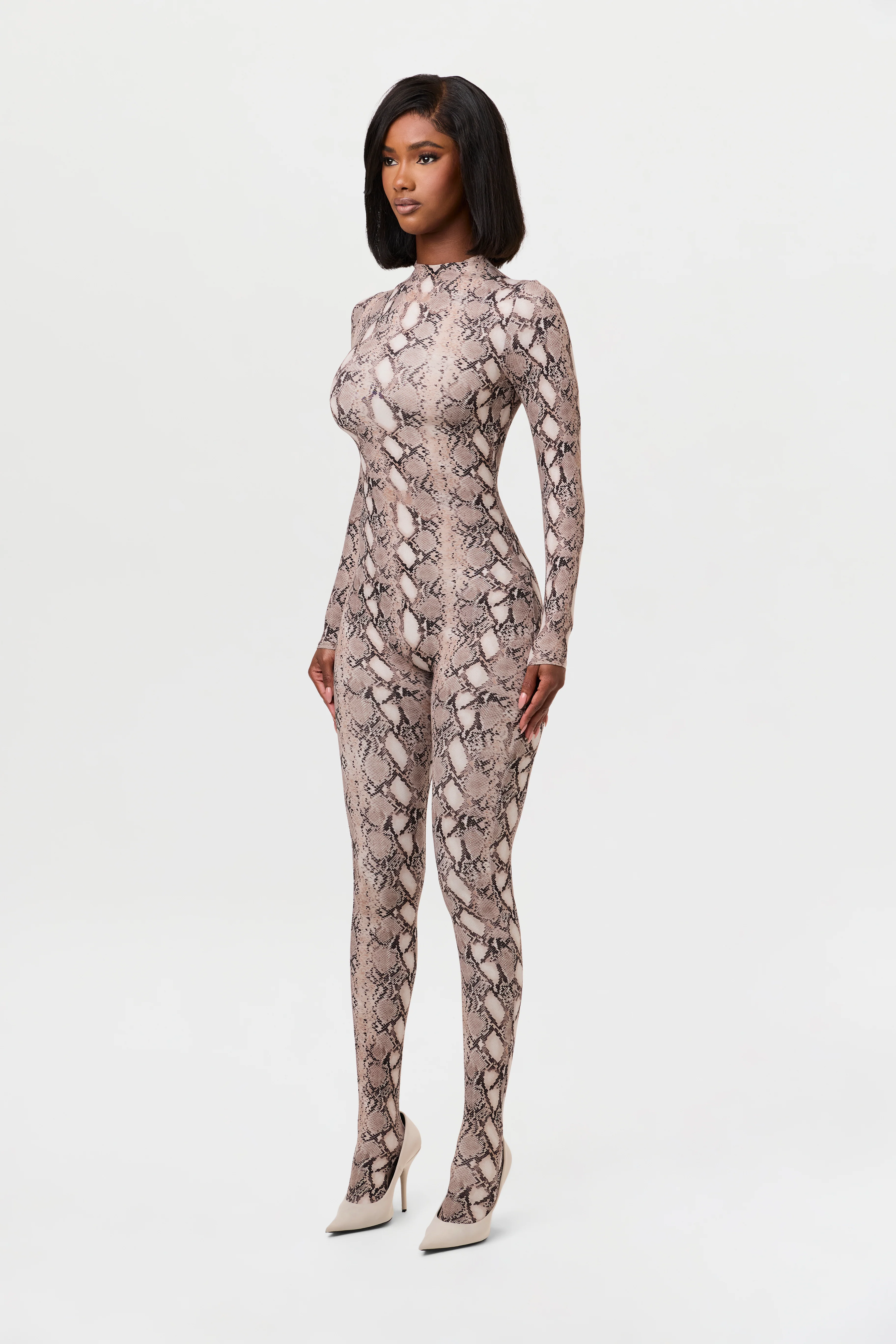 Naked Print Closed Toe Jumpsuit - Image 25