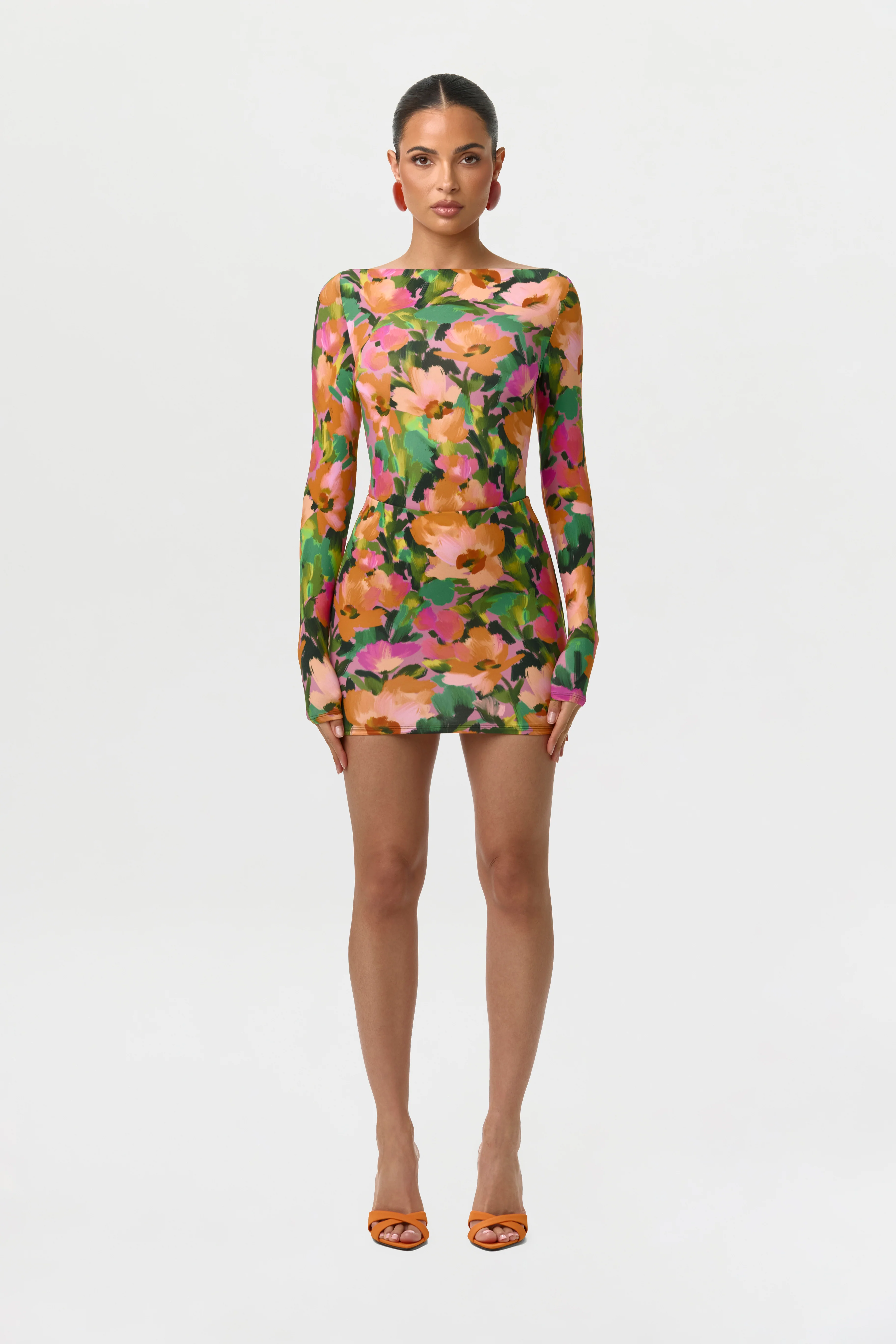 Naked Print Mini Skirt - Image 4