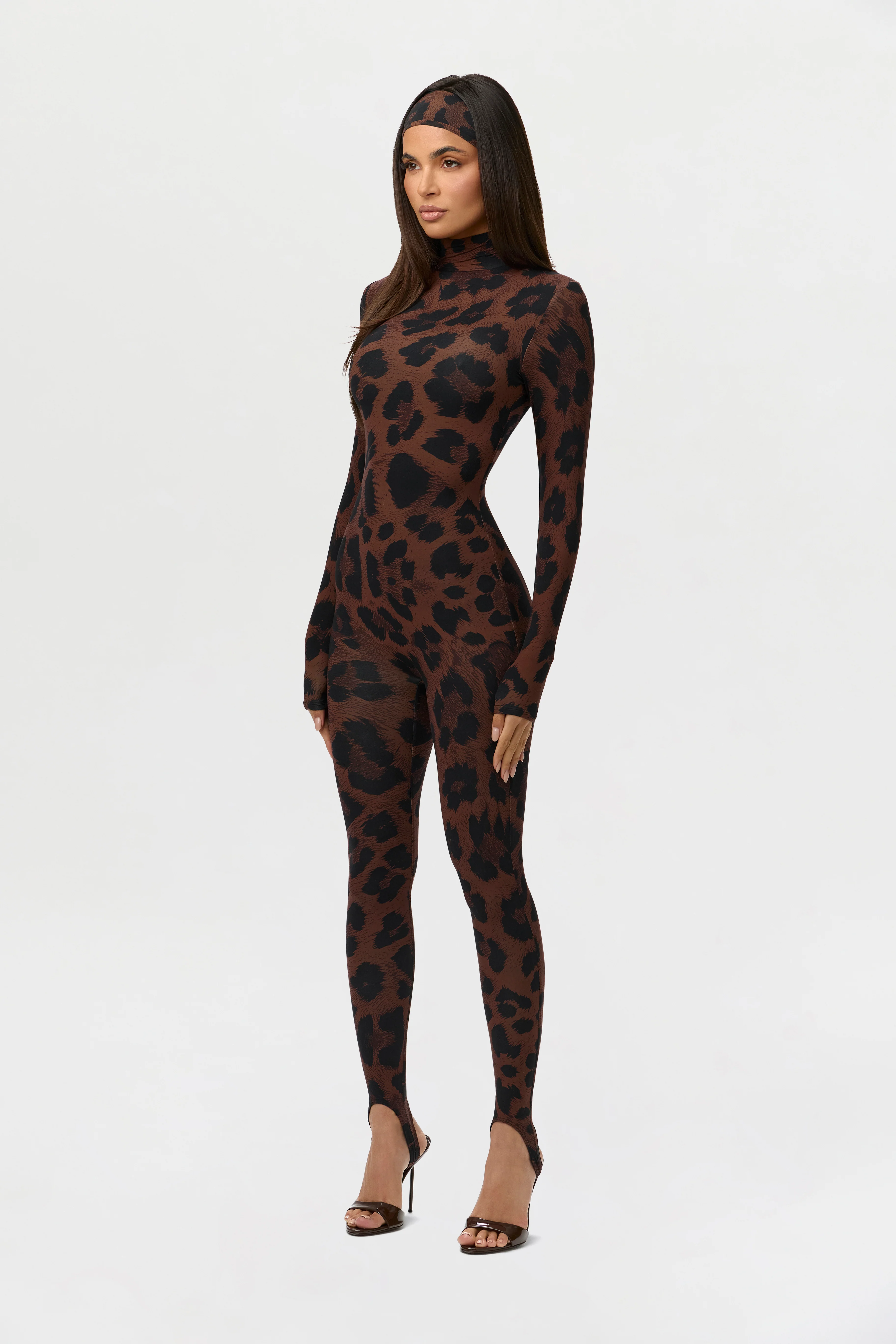 Naked Print Stirrup Jumpsuit Petite - Image 3