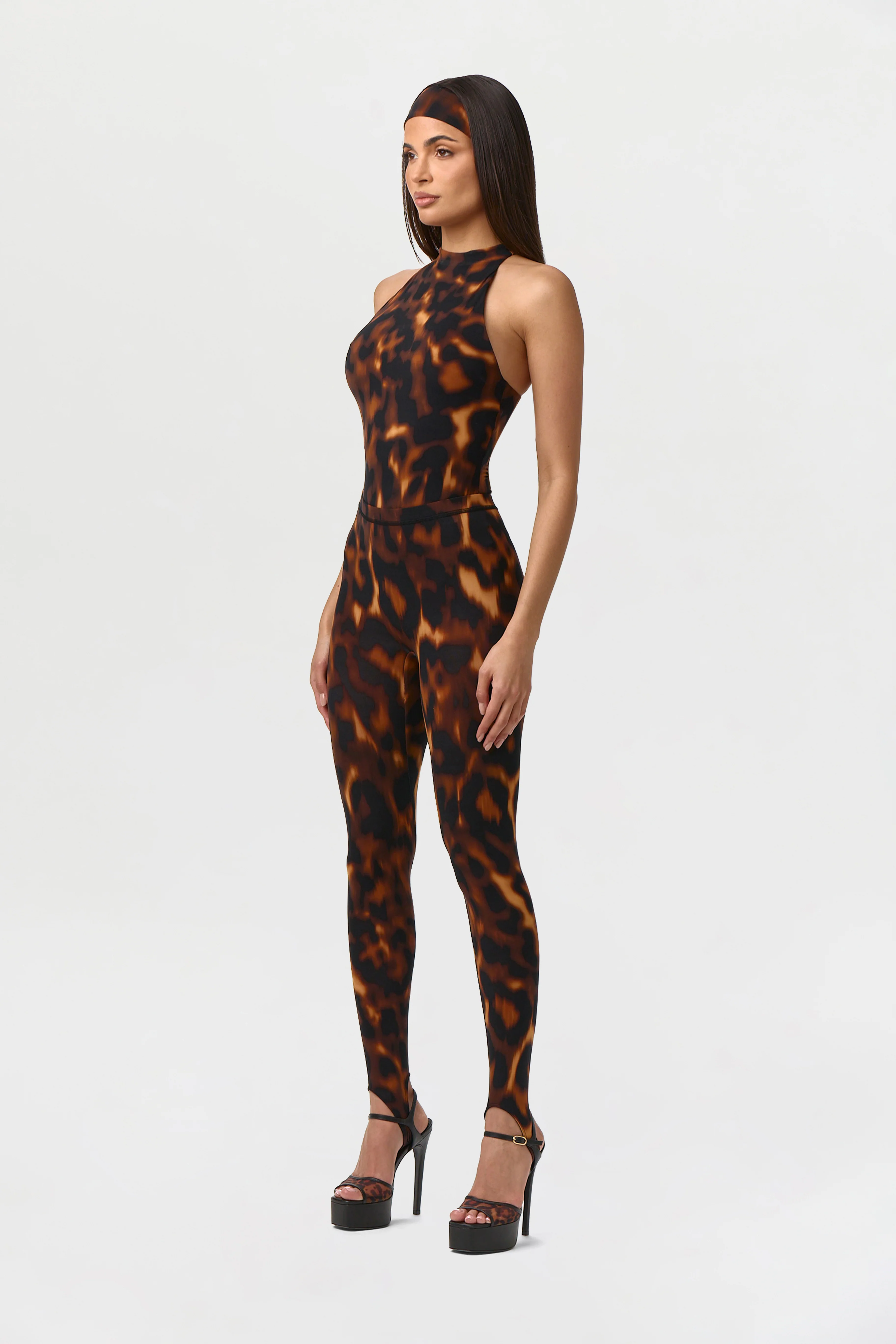 Naked Print Stirrup Legging Petite - Image 3