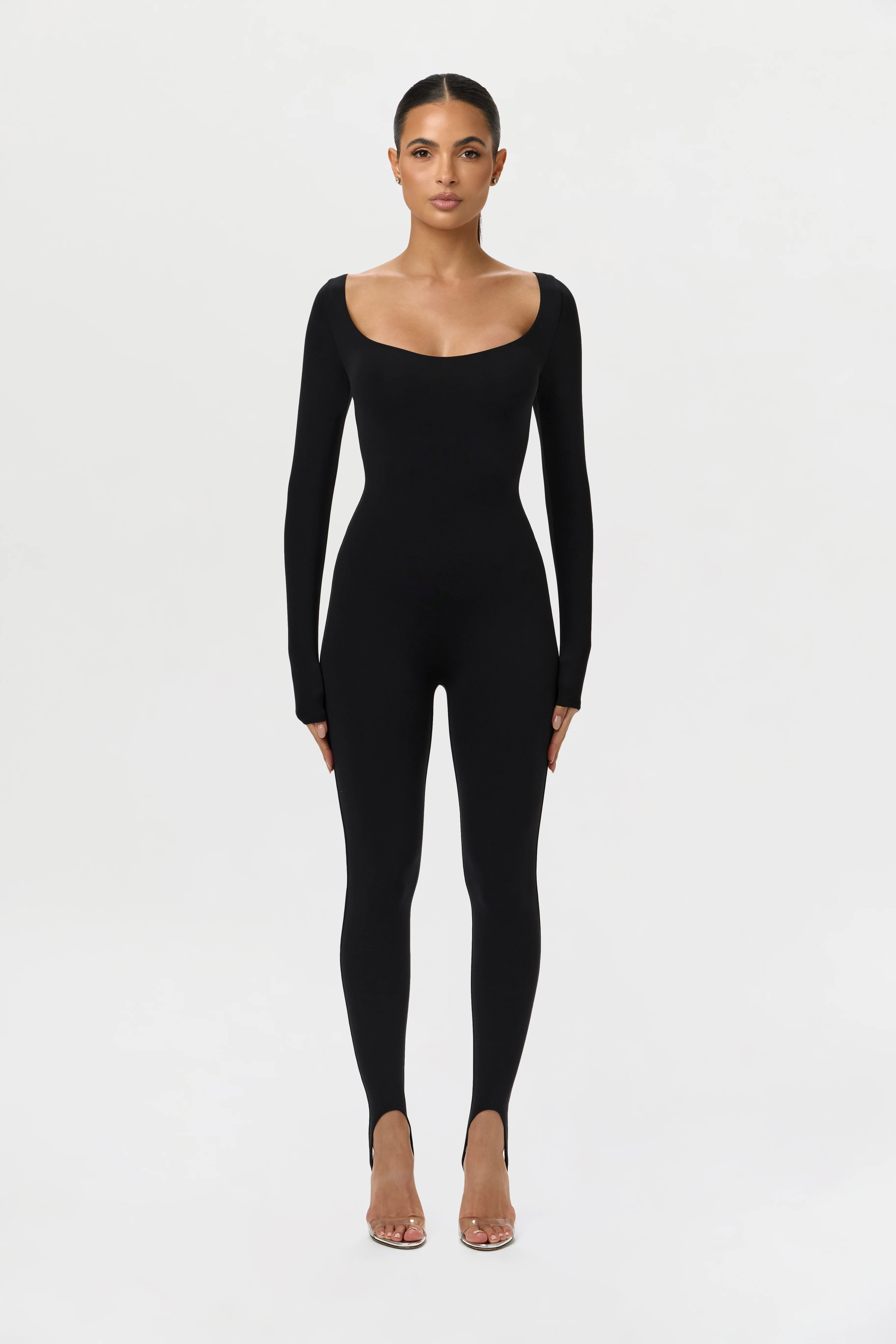 Naked Scoop Stirrup Jumpsuit - Image 2