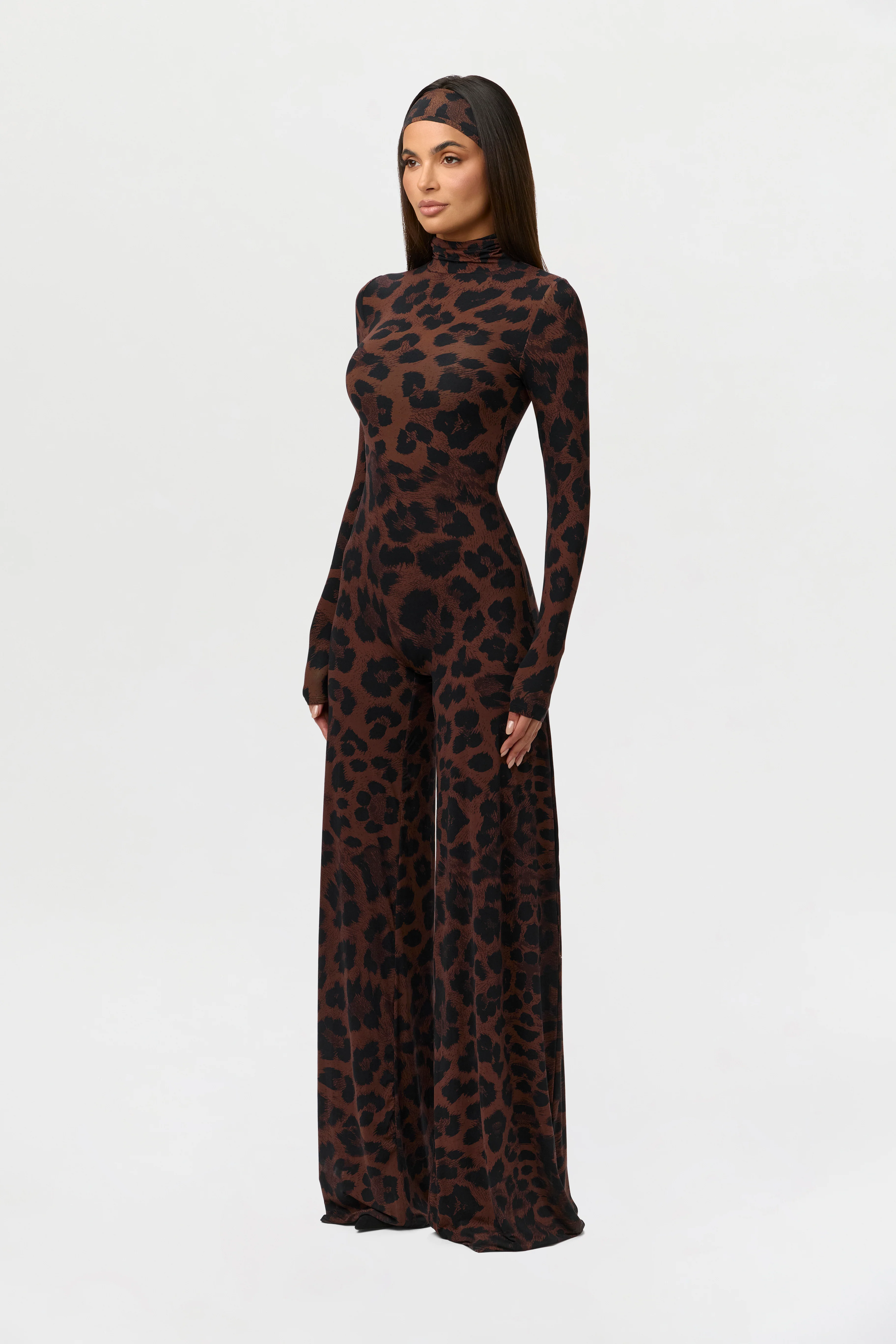 Naked Print Wide-Leg Jumpsuit - Image 2