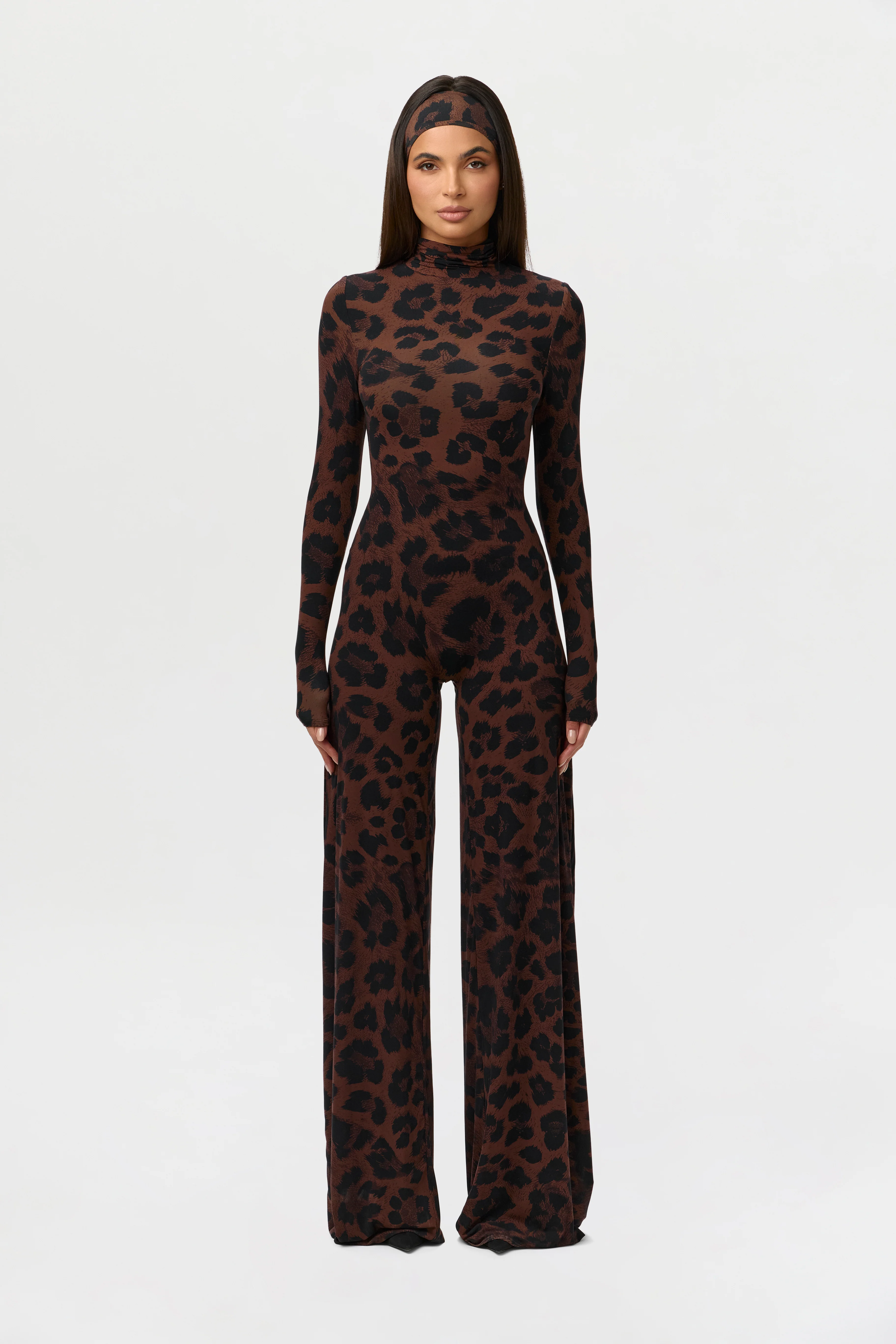 Naked Print Wide-Leg Jumpsuit - Image 3