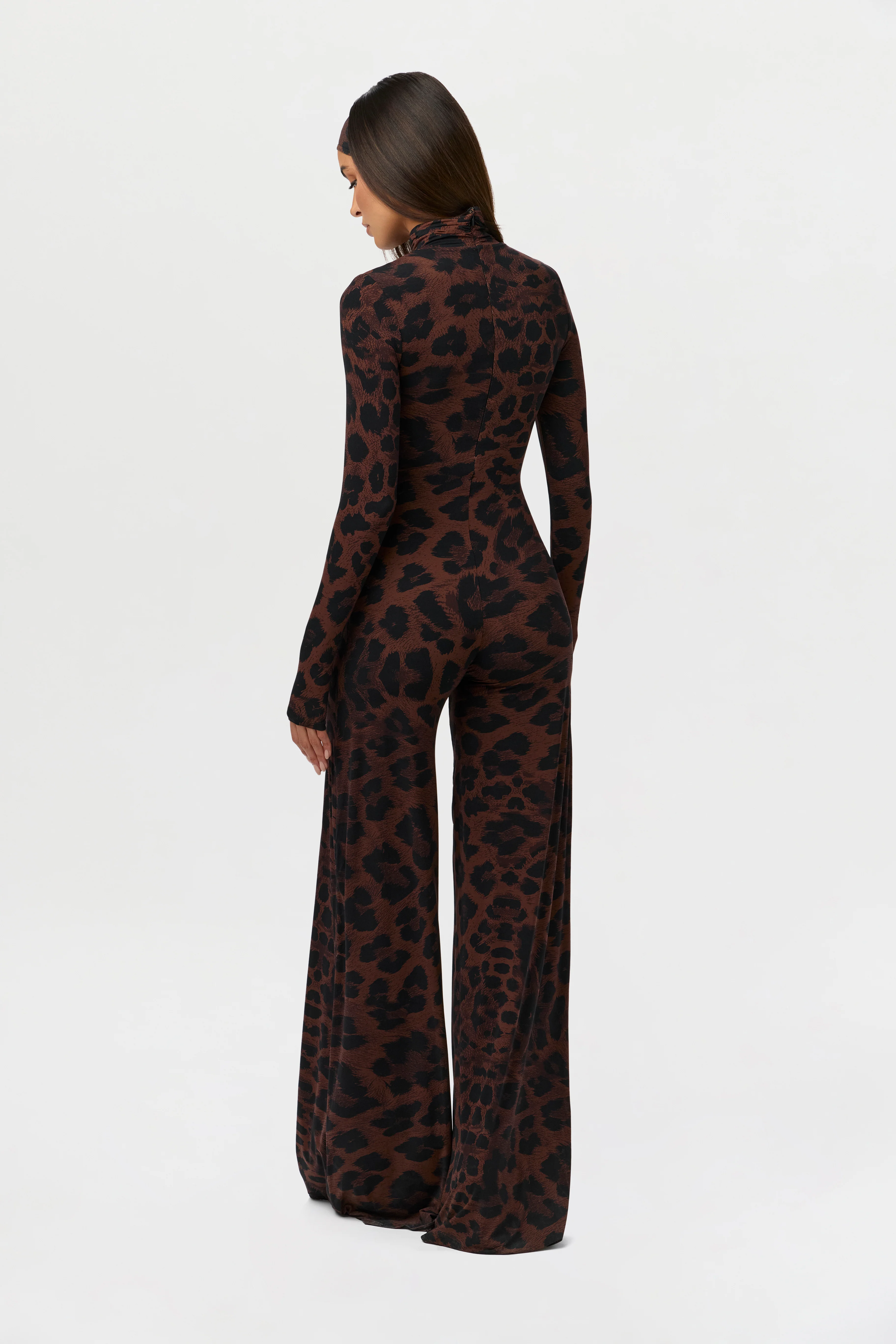 Naked Print Wide-Leg Jumpsuit - Image 4