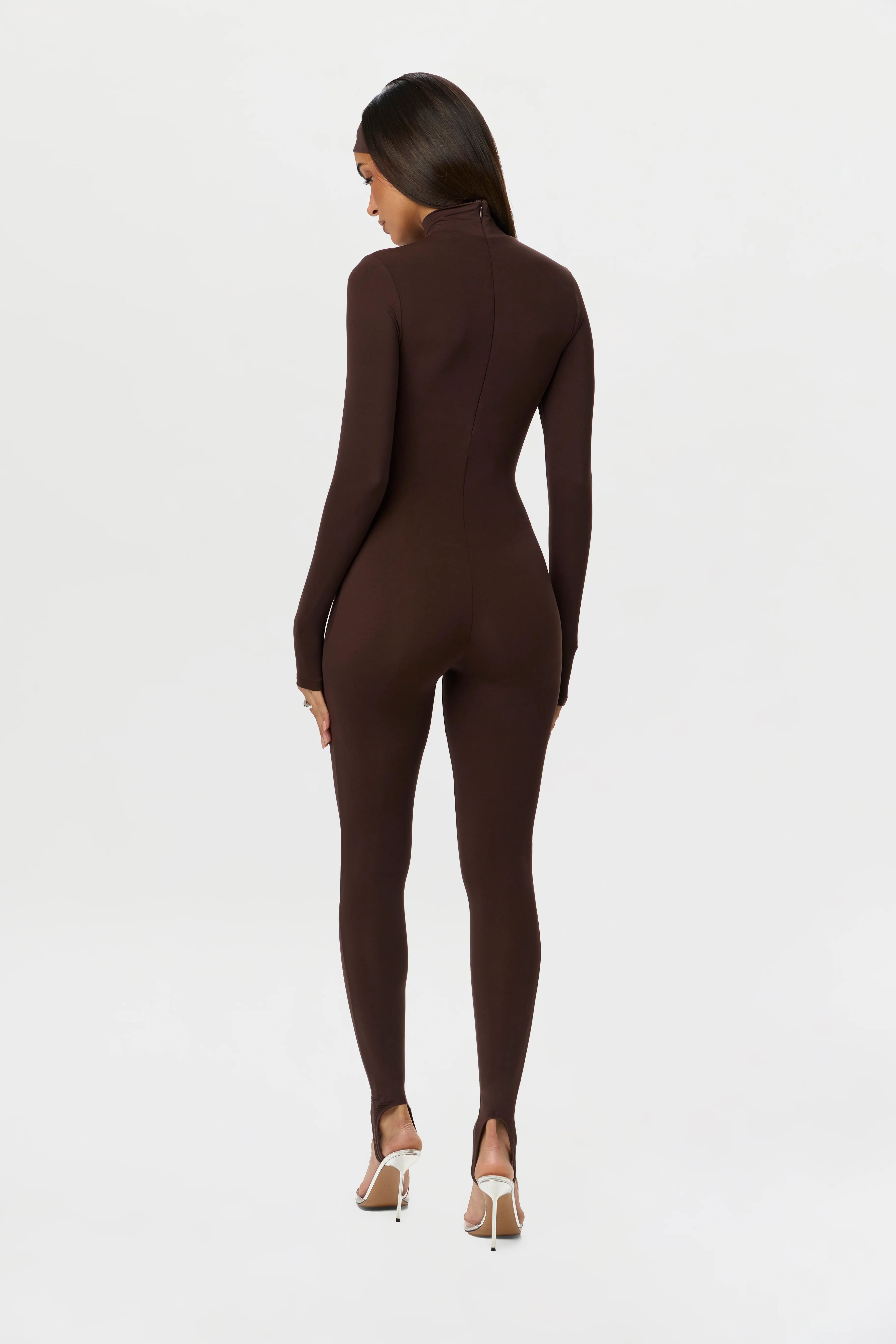 Naked Turtleneck Jumpsuit with Stirrup - Image 14